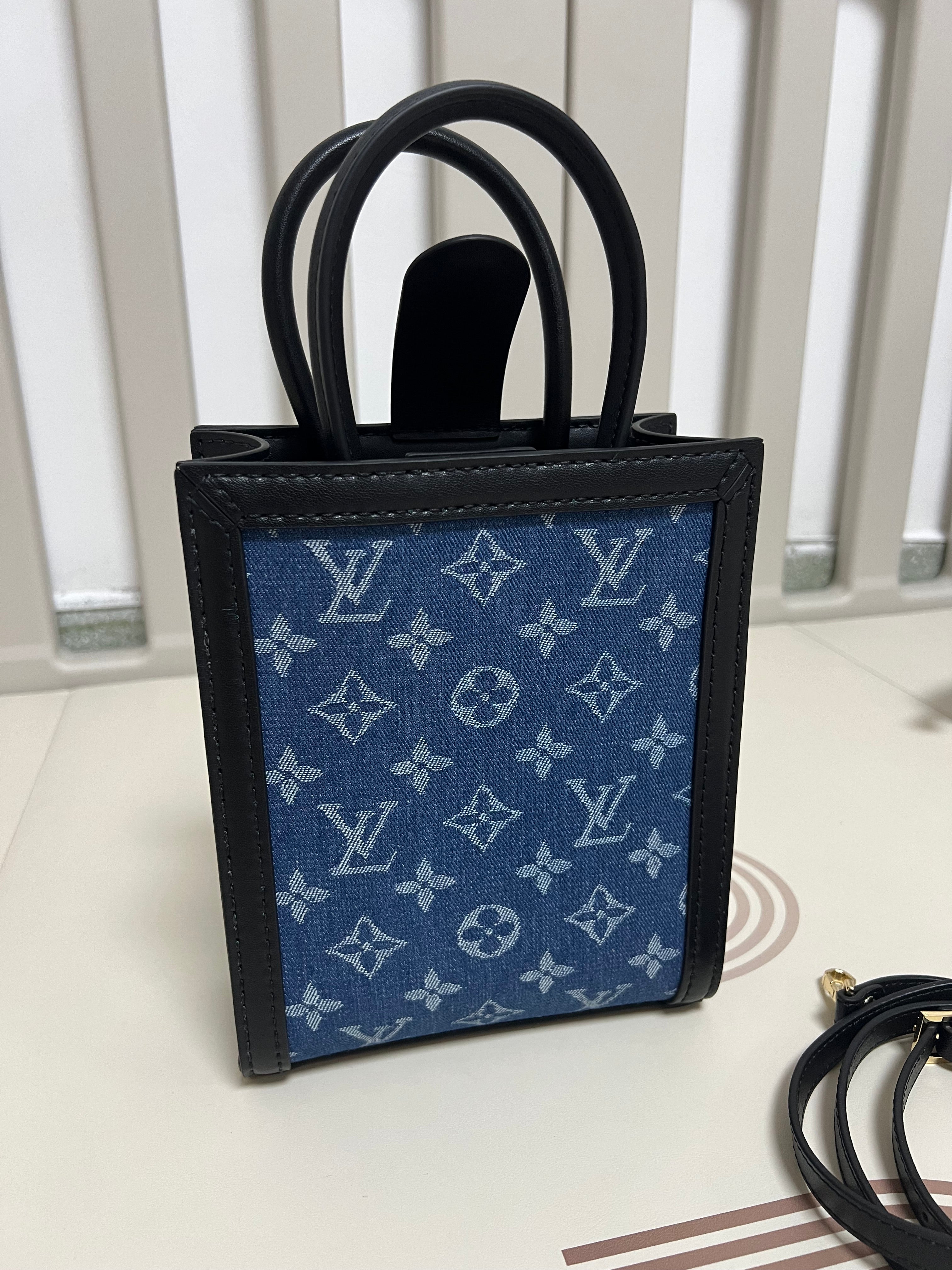 Louis Vuitton Denim Sheet Music Bag