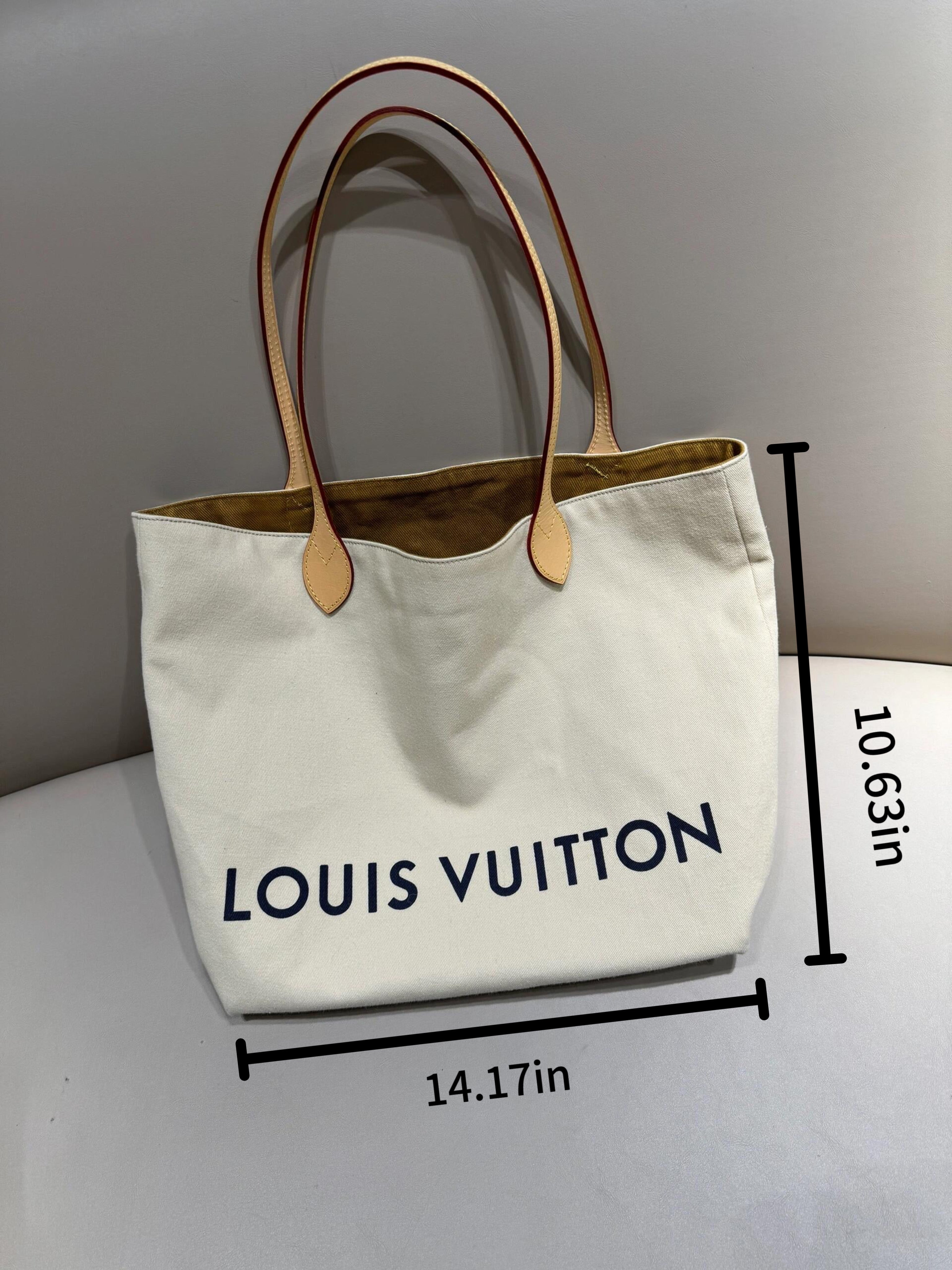 Upcycled LV Dust Bag Tote