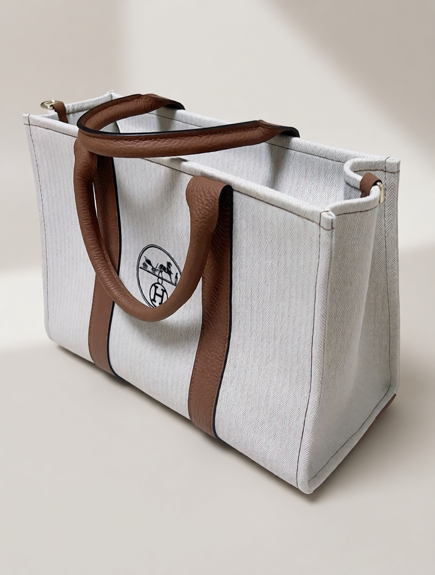 Upcycled Hermès Dust Bag Large Tote