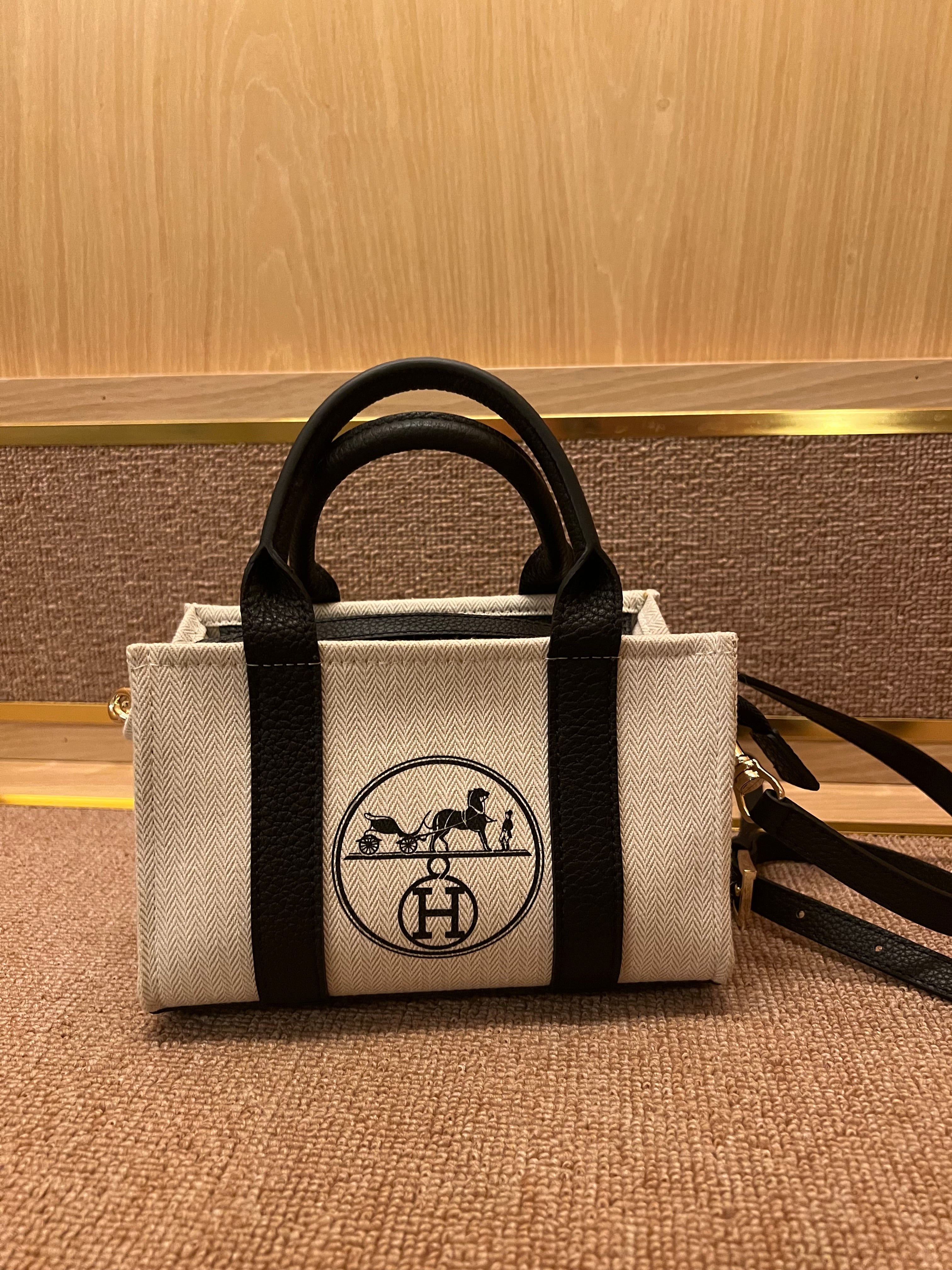 Upcycled Hermès Dust Bag Handbag