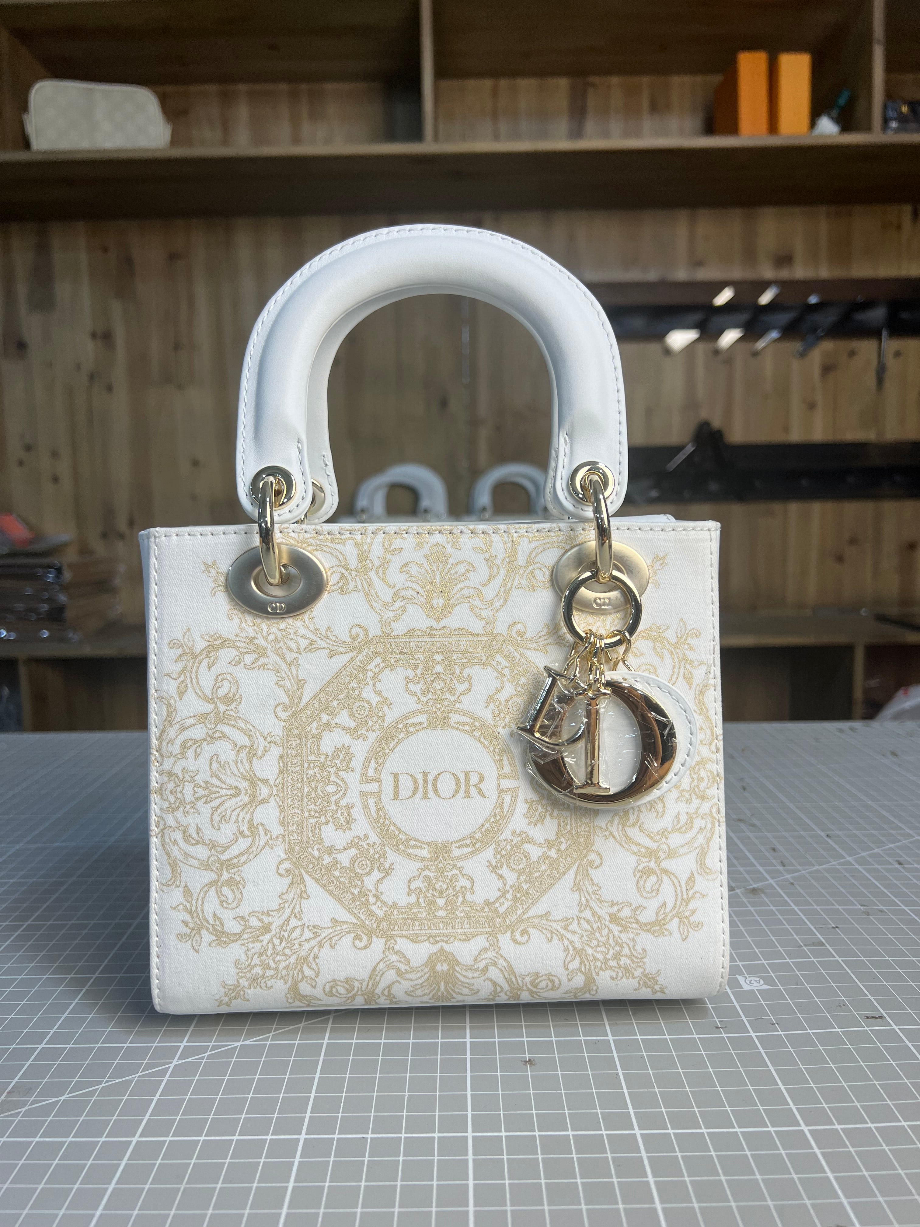 Upcycled Dior Dust Bag Lady Dior Bag-Upgraded Version