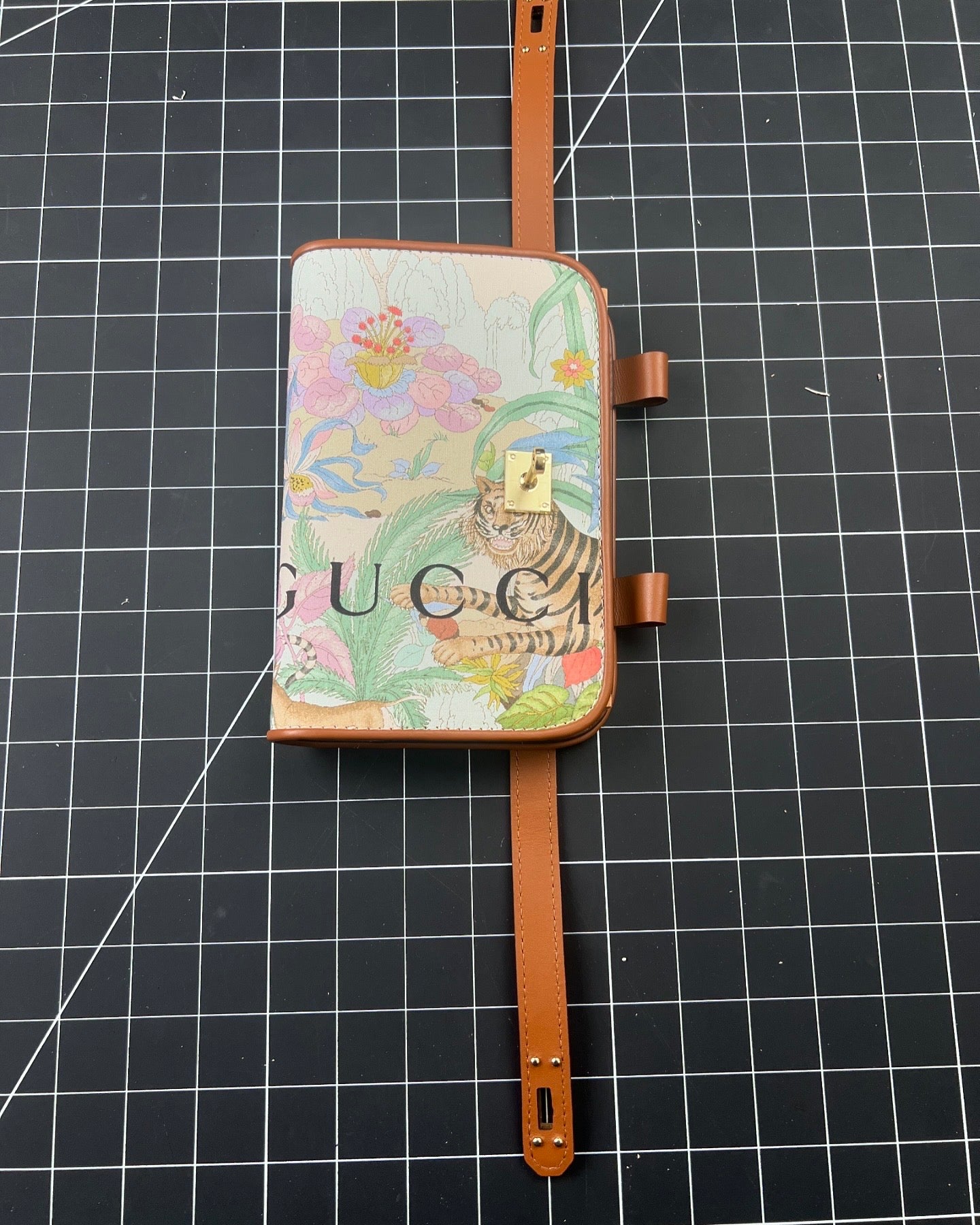 Upcycled Gucci Dust Bag Journal