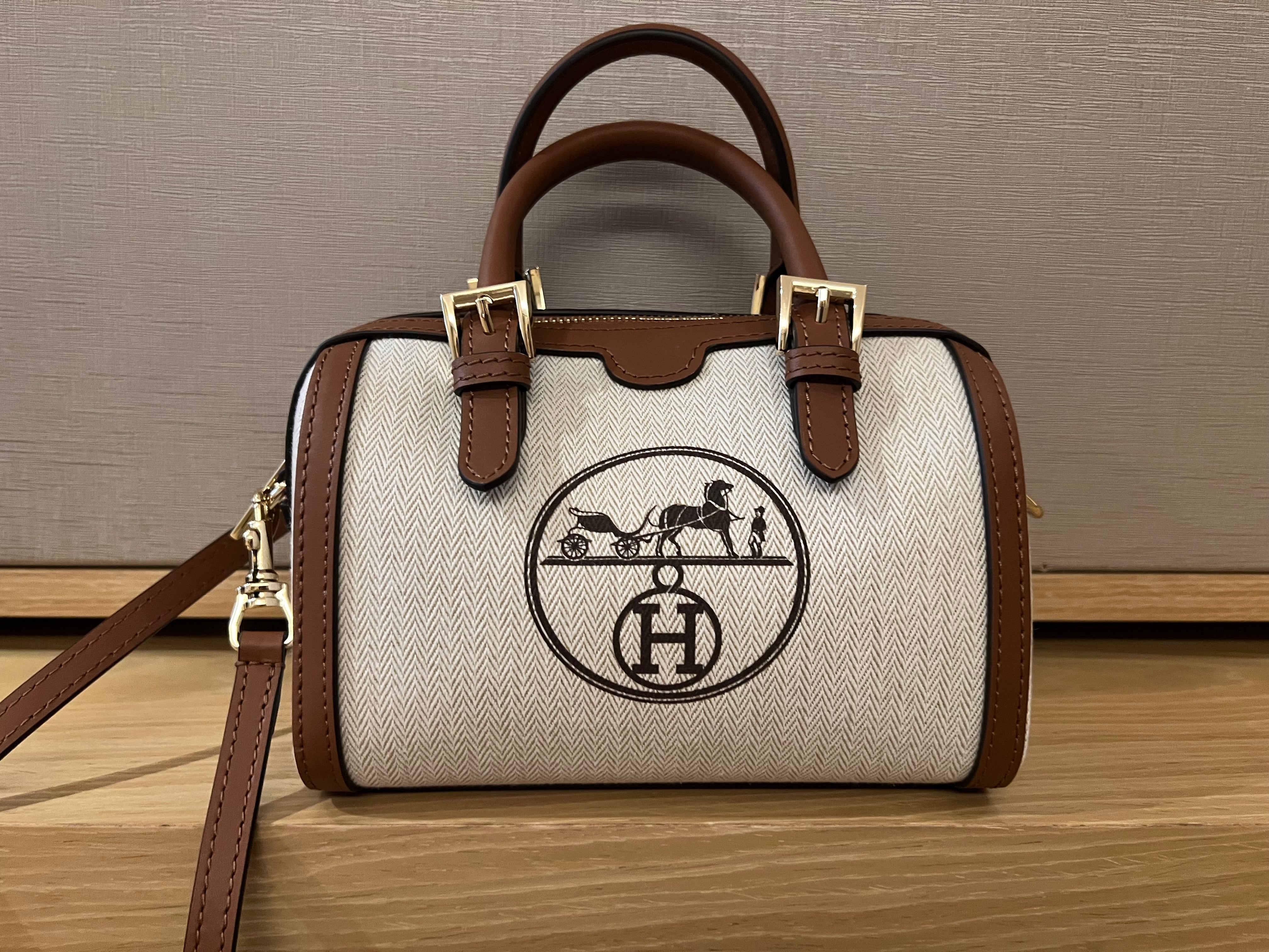 Upcycled Hermès Dust Bag Handbag