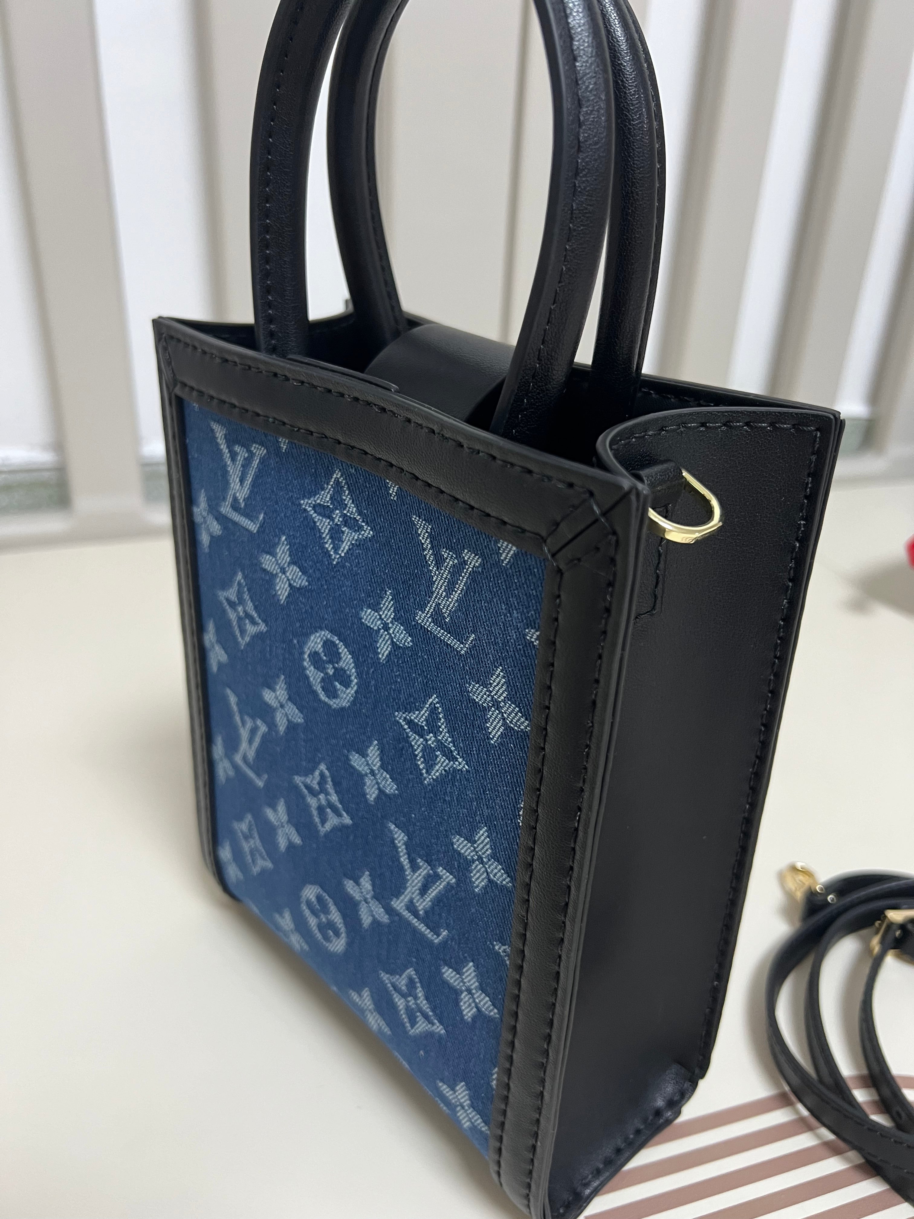 Louis Vuitton Denim Sheet Music Bag