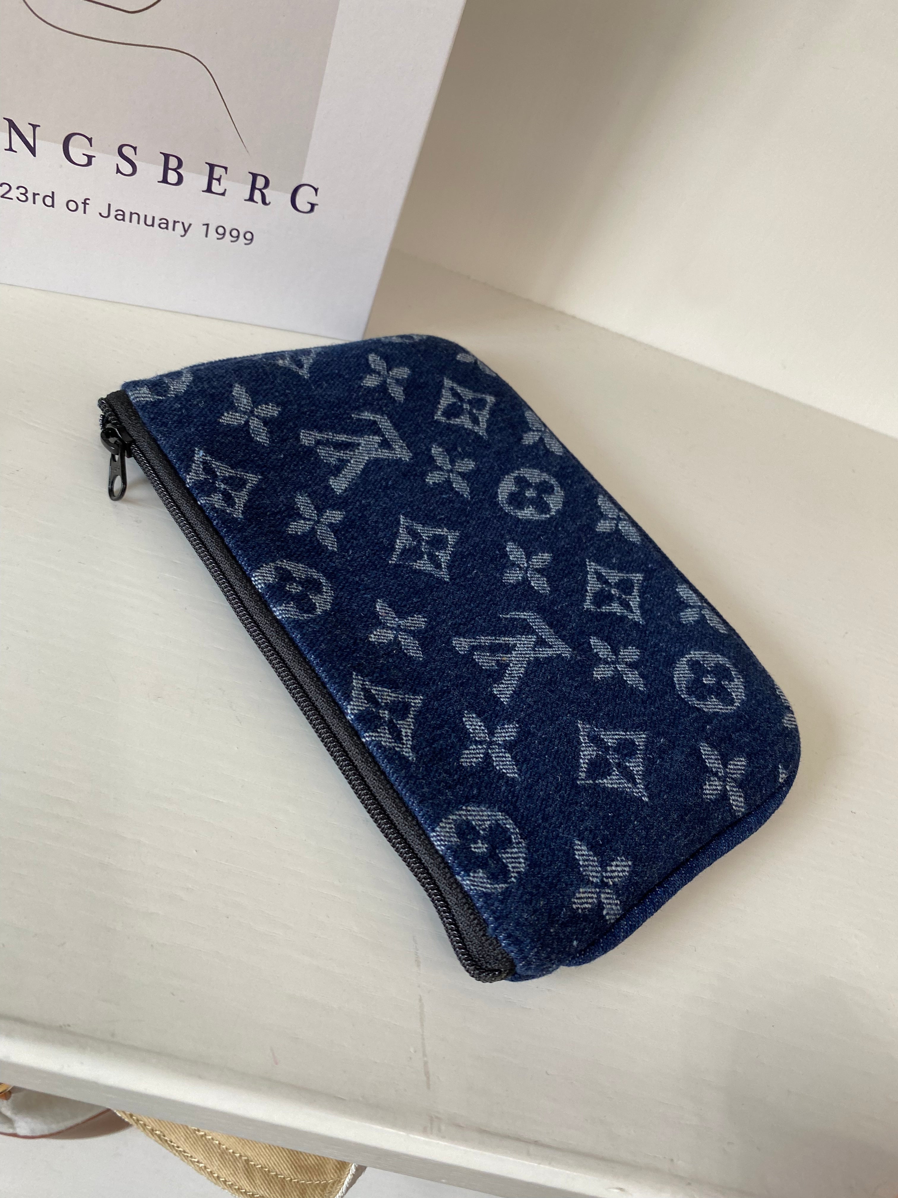 Louis Vuitton Denim Fabric Wallet