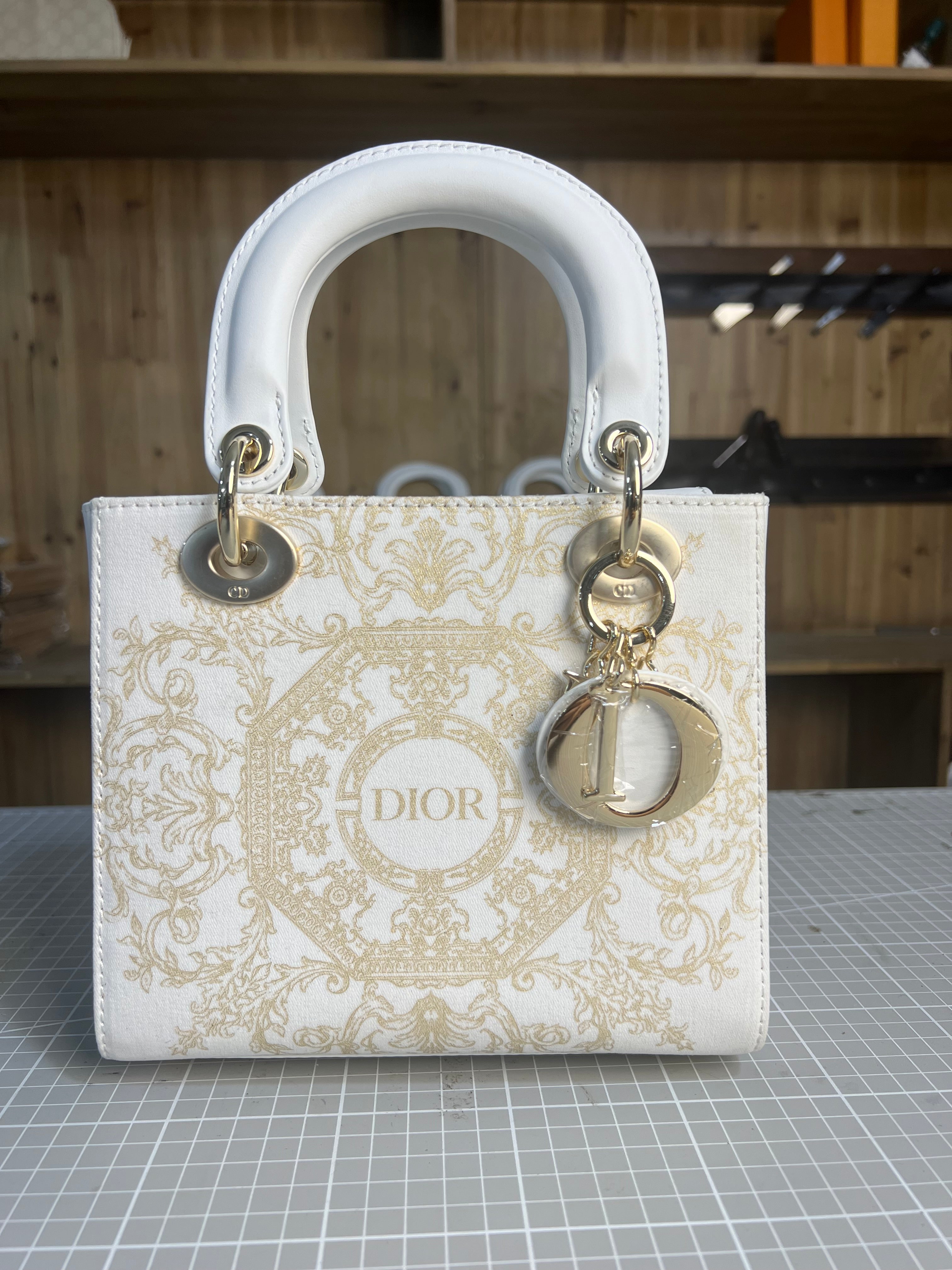 Upcycled Dior Dust Bag Lady Dior Bag-Upgraded Version