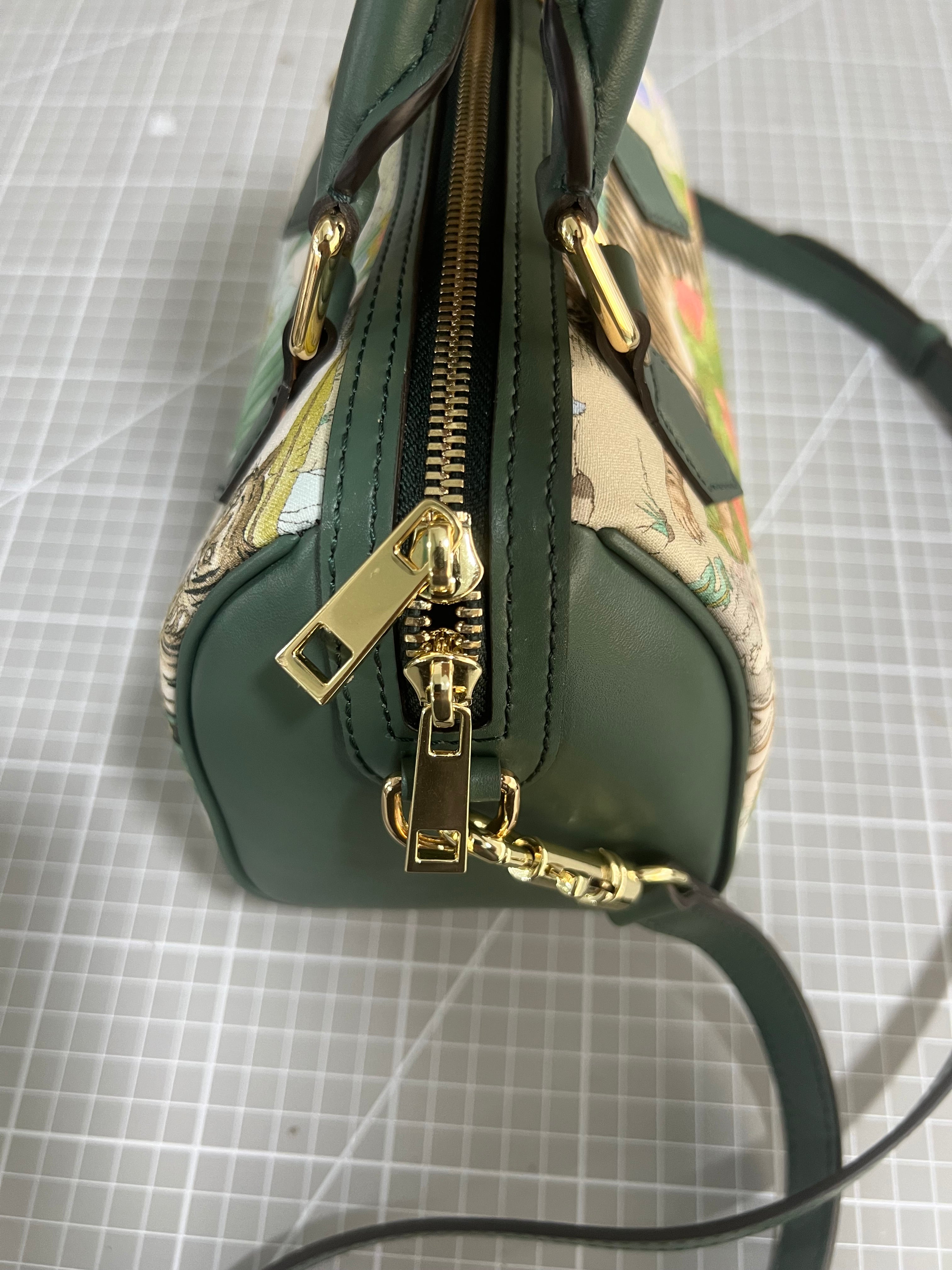 Gucci Tiger Zip Pouch Upcycled from online Authentic Gucci Dust Bag