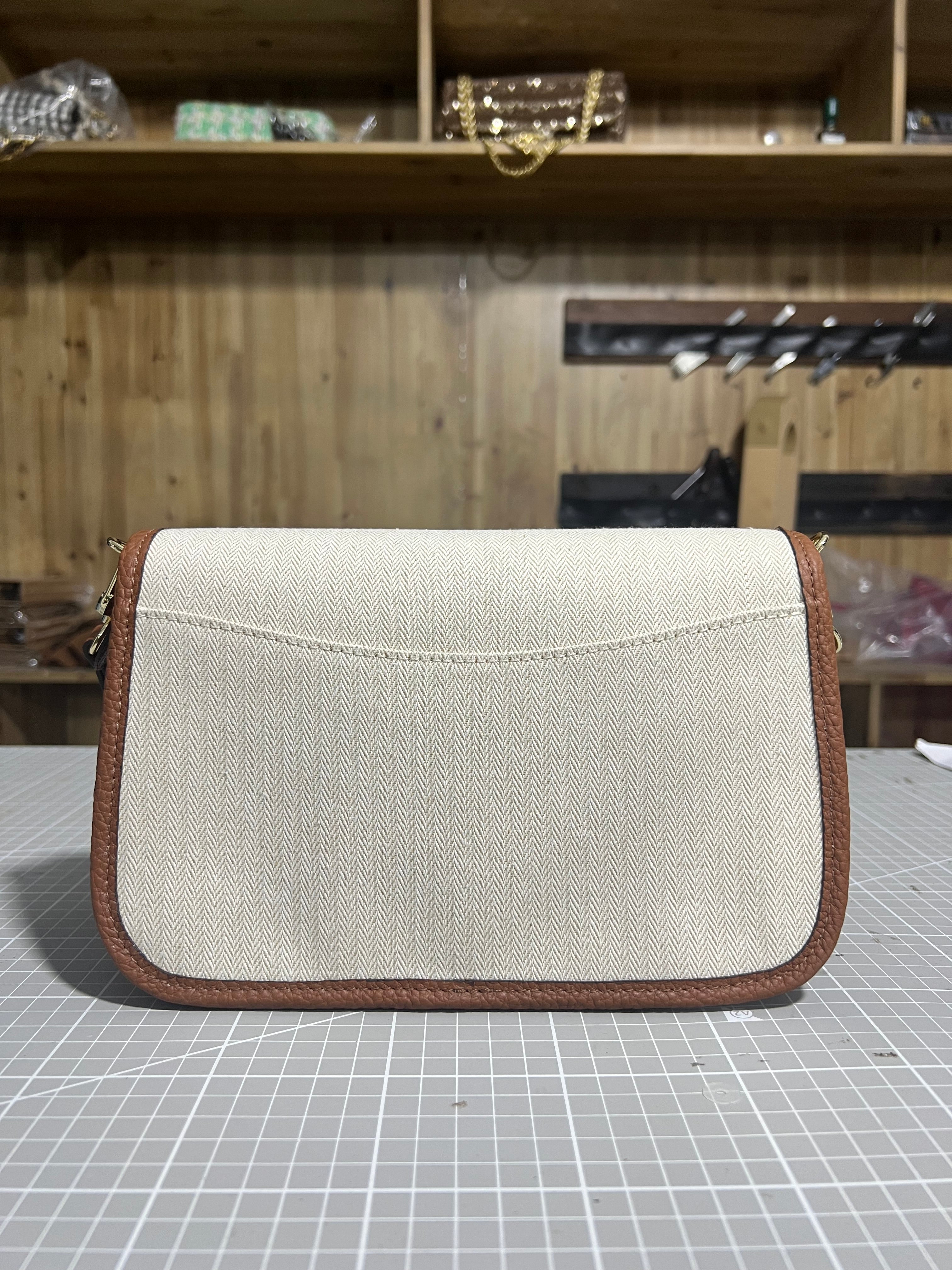 Upcycled Hermes Dust Bag Crossbody: A Tribute to Timeless Elegance and Sustainability