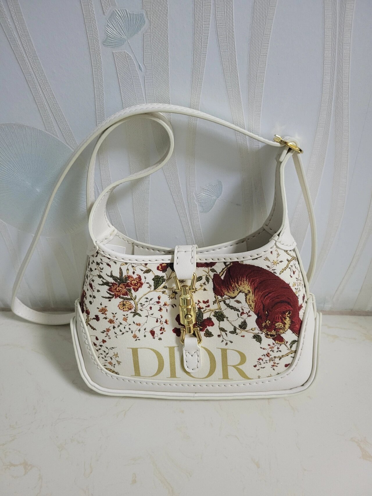 Upcycled Dior Dust Bag Hobo Bag