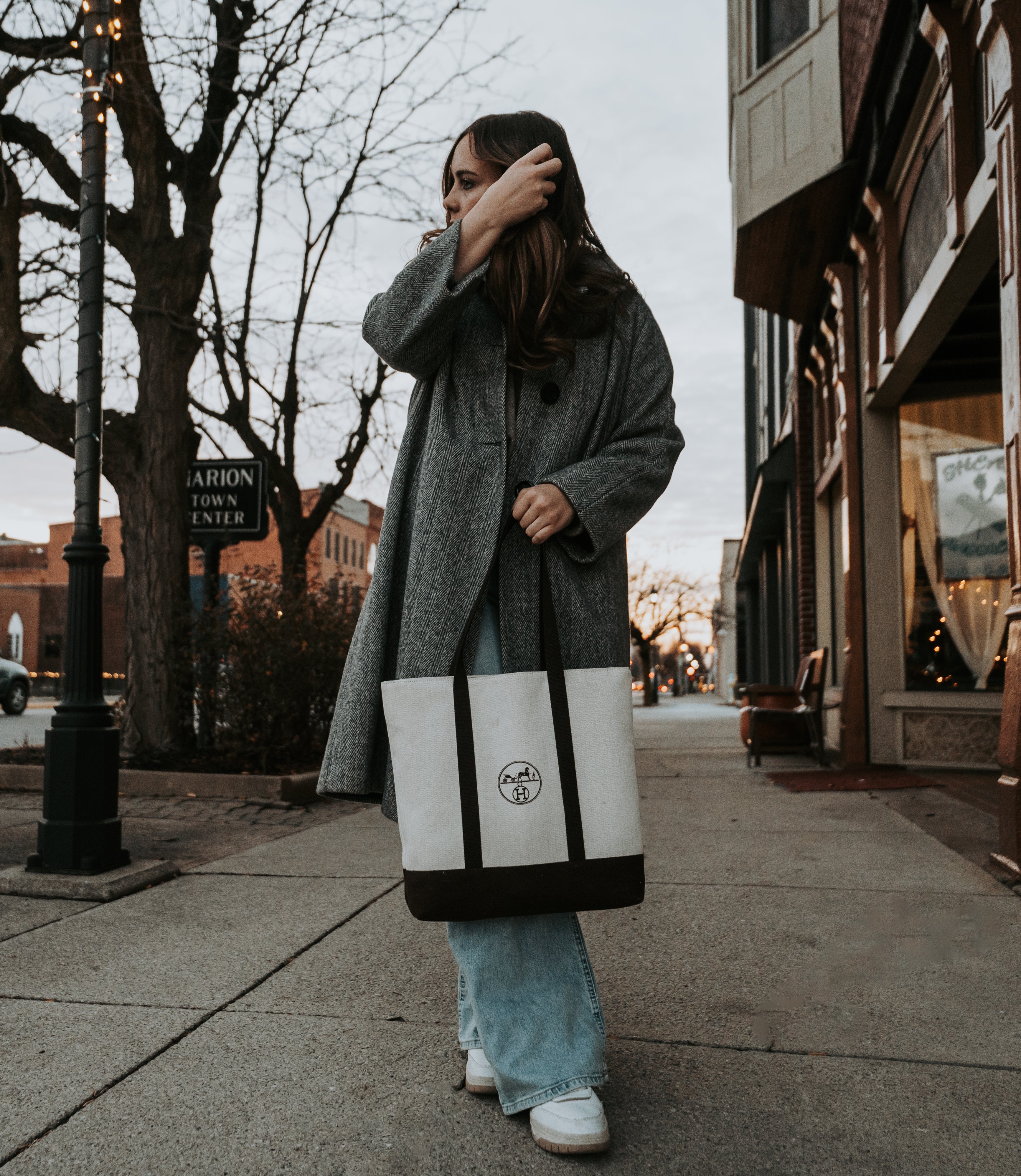 Upcycled Hermès Dust Bag Tote