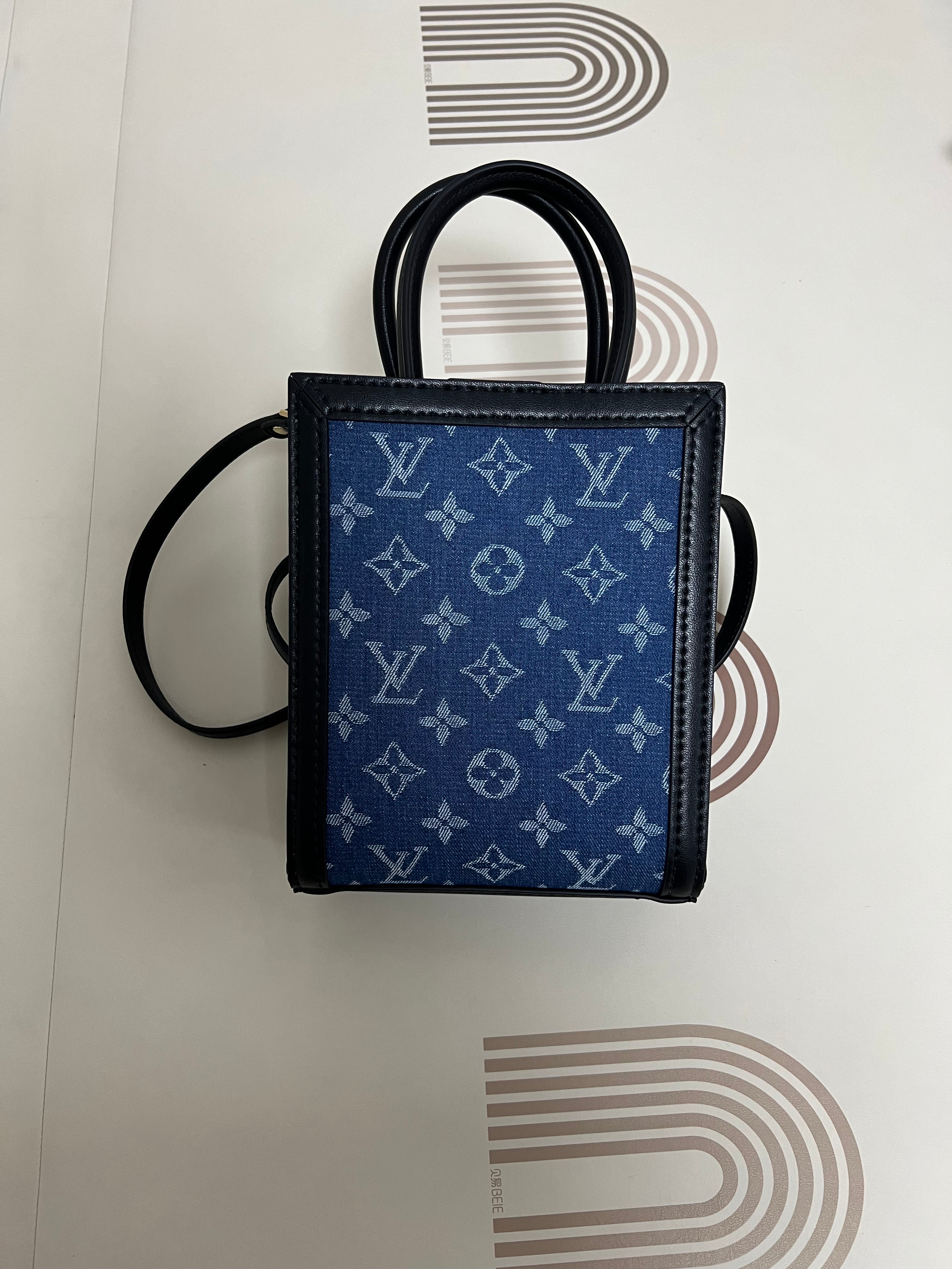 Louis Vuitton Denim Sheet Music Bag