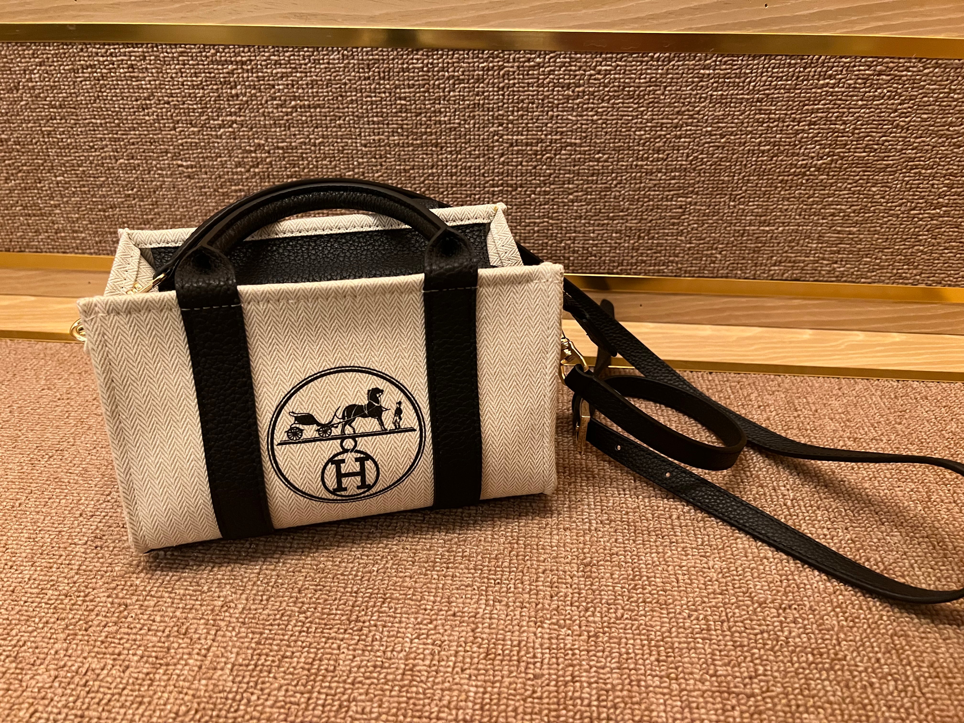 Upcycled Hermès Dust Bag Handbag