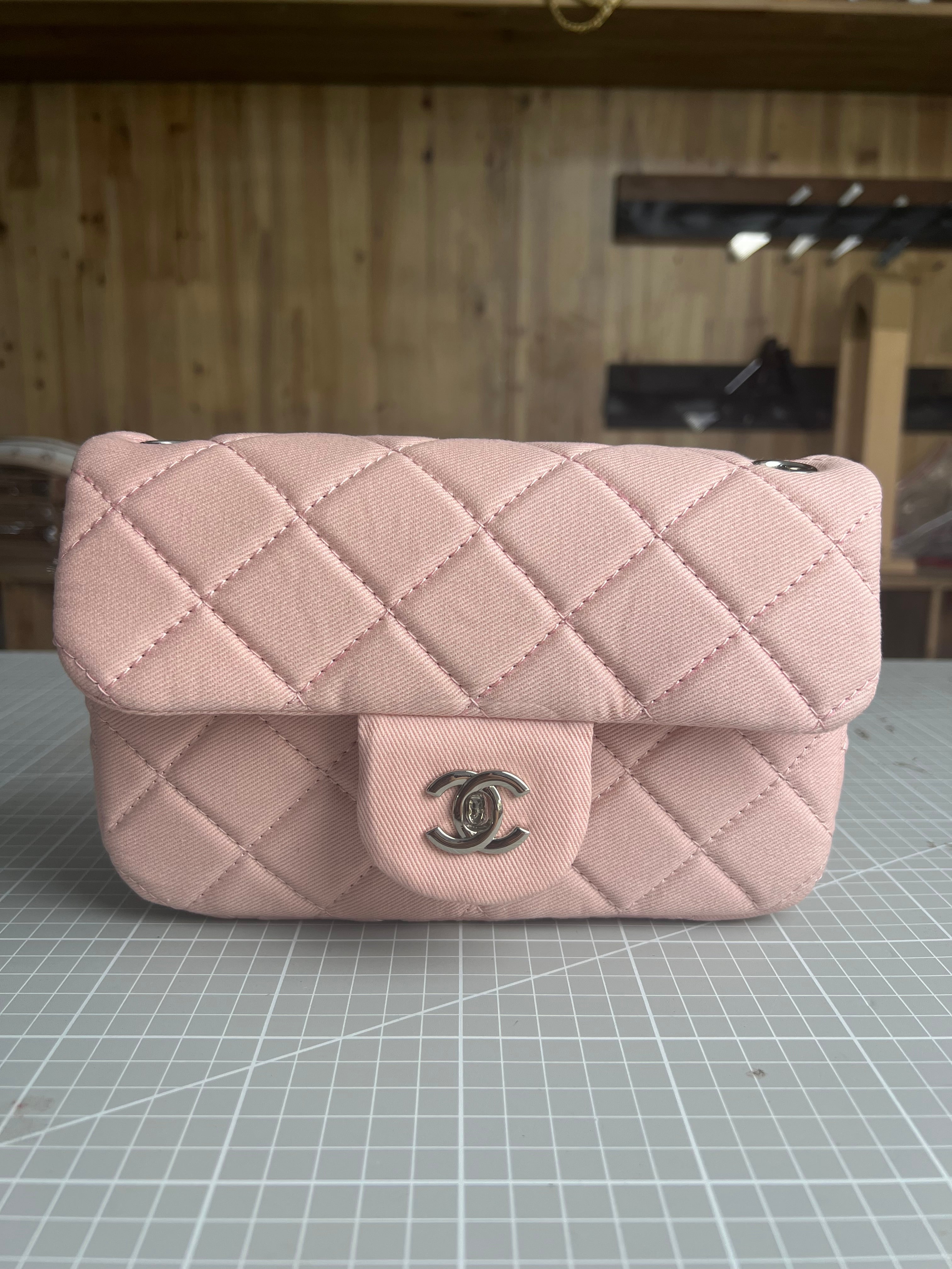 Upcycled Pink Perfection: Chanel-Inspired Bag Crafted from Recycled Materials