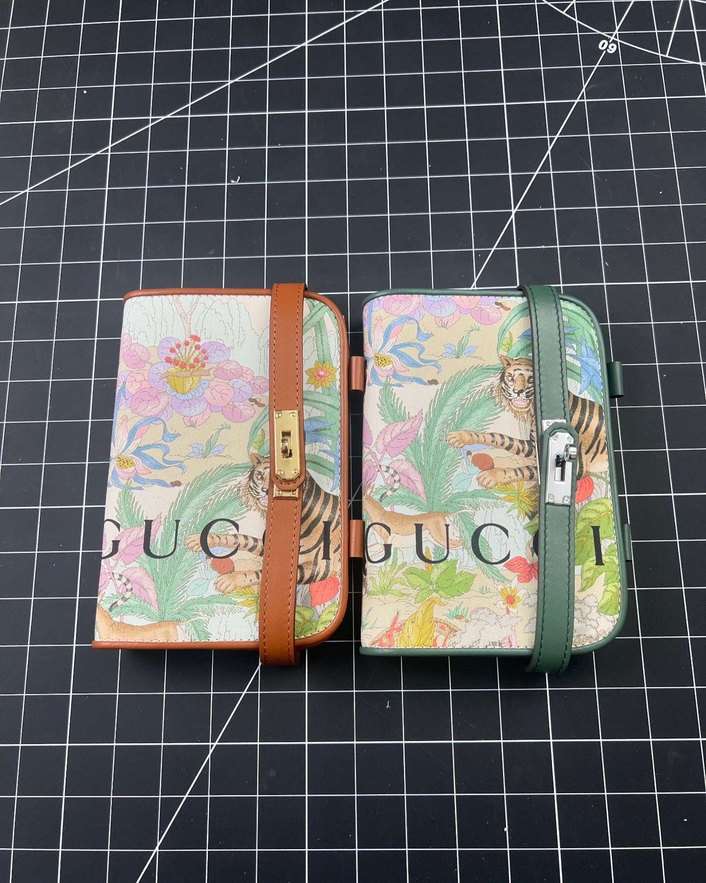 Upcycled Gucci Dust Bag Journal