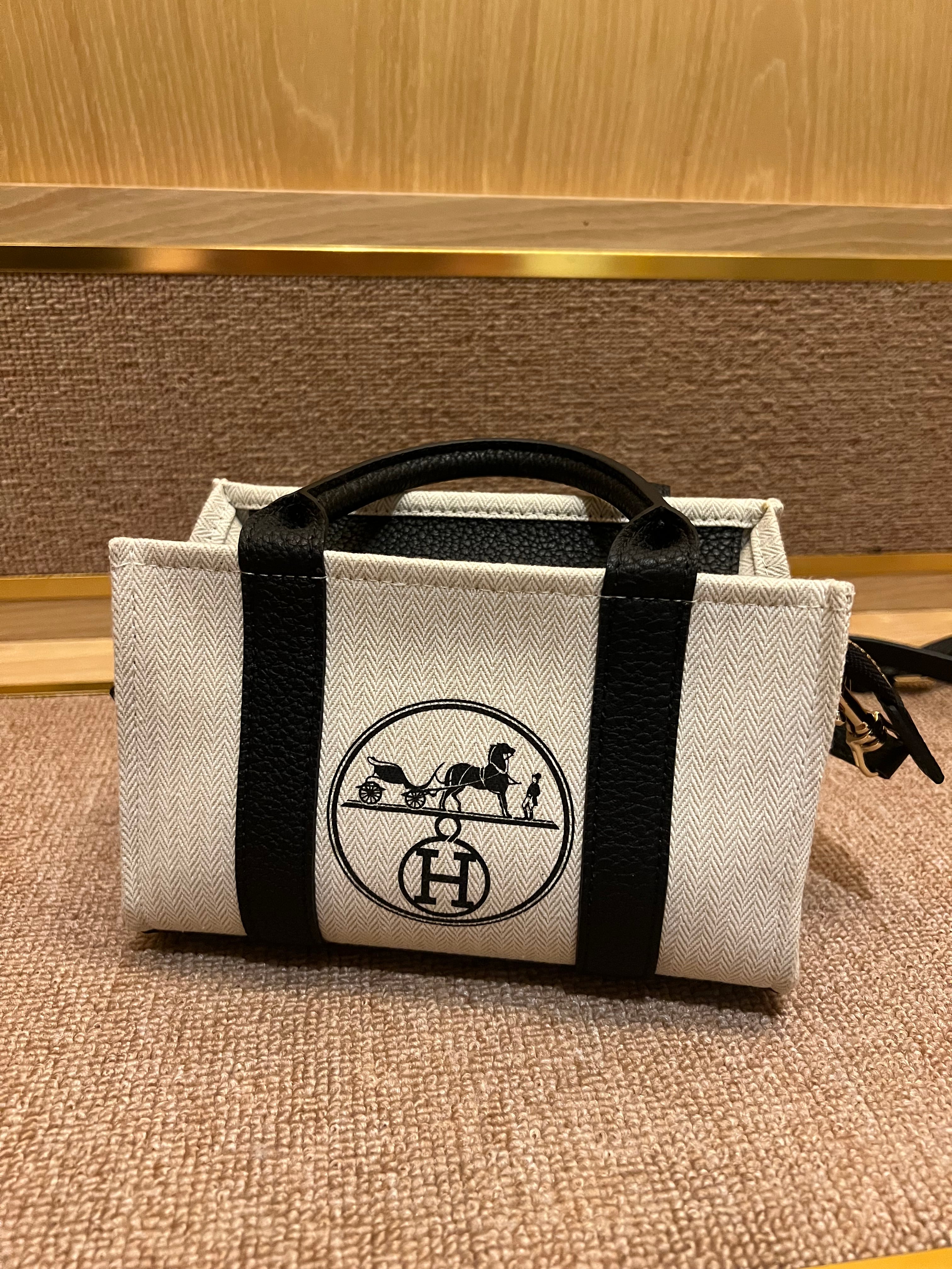 Upcycled Hermès Dust Bag Handbag