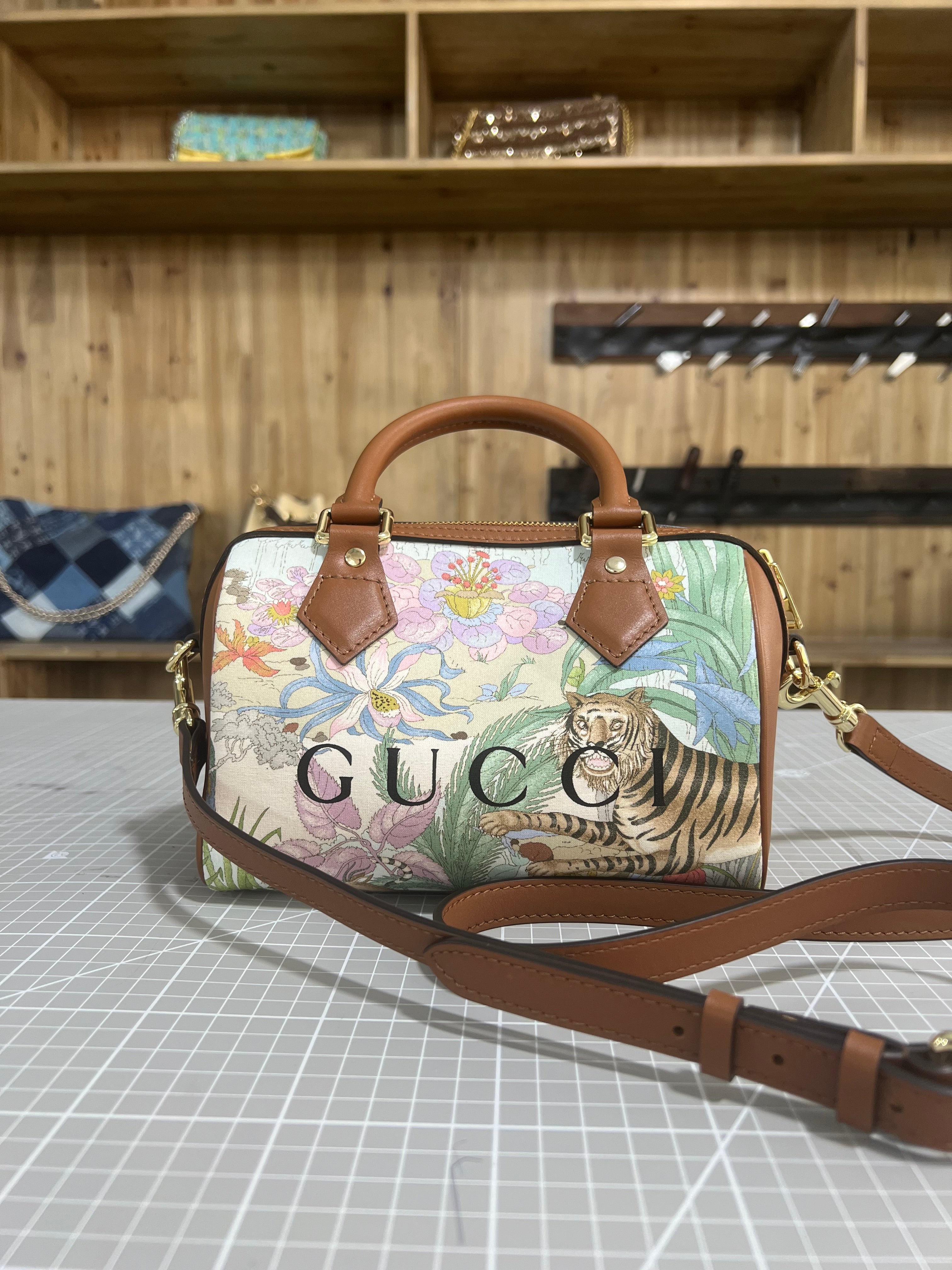 Upcycled Gucci Dust Bag Handbag