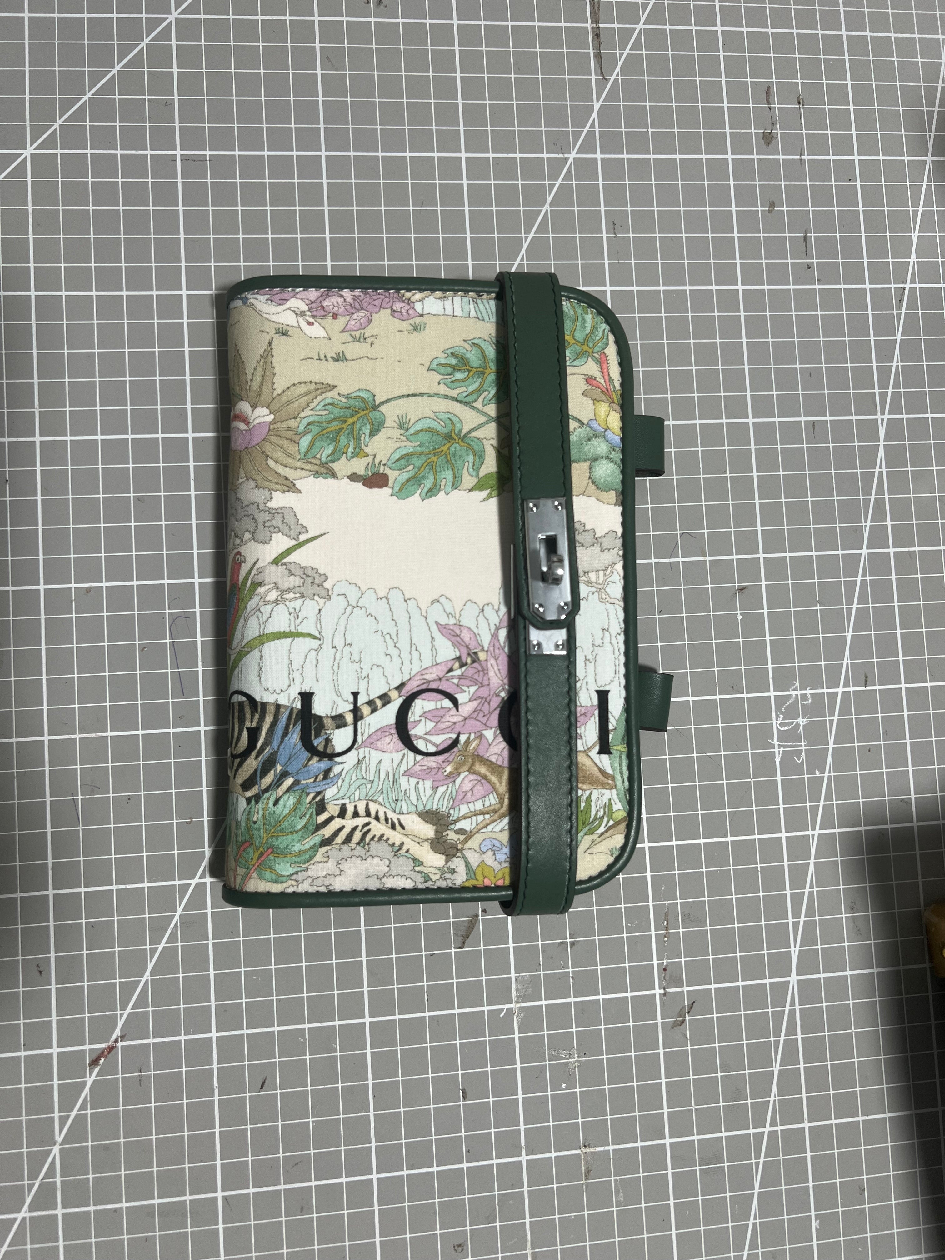 Upcycled Gucci Dust Bag Journal