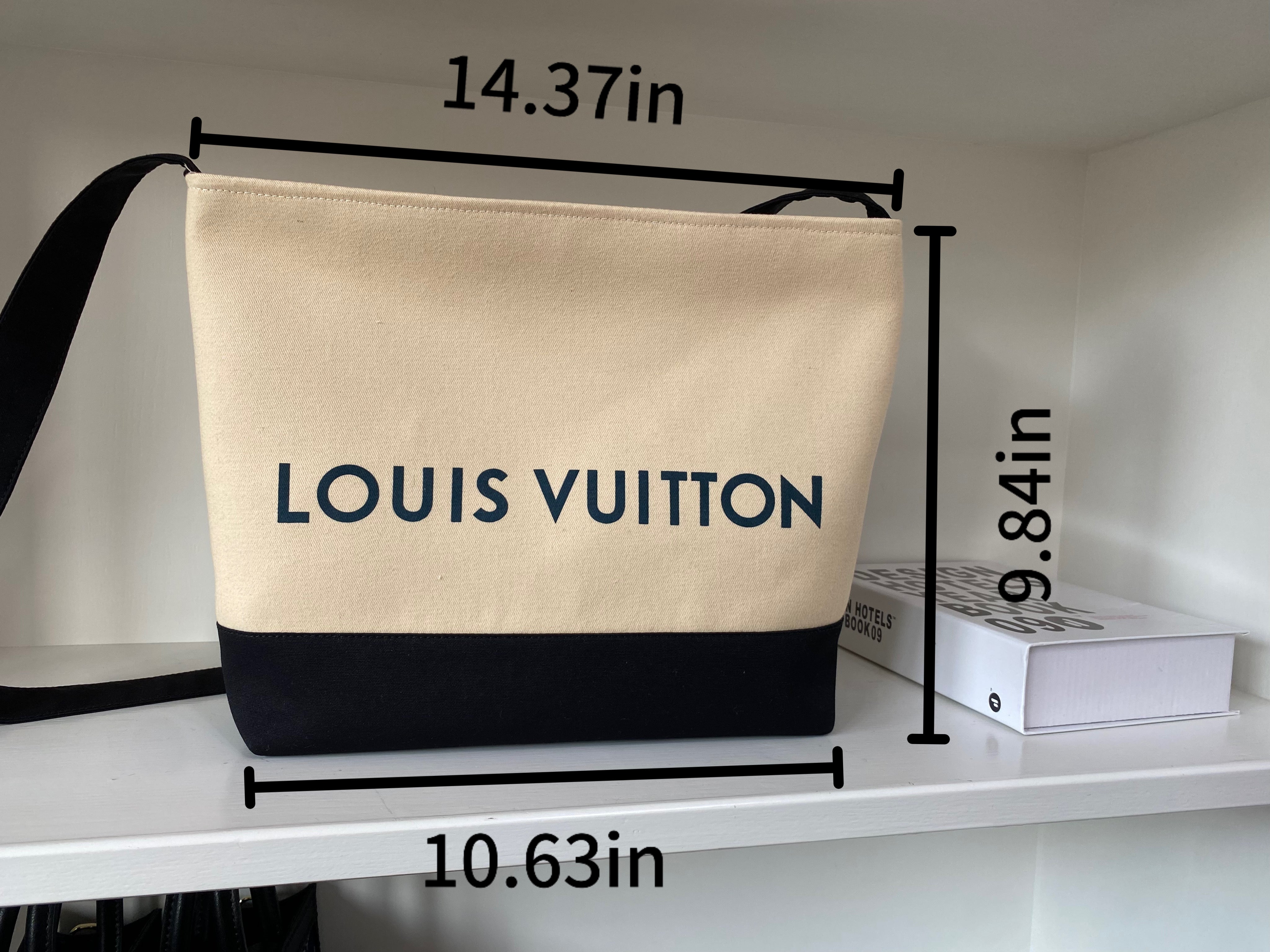 Upcycled LV Dust Bag Canvas Tote