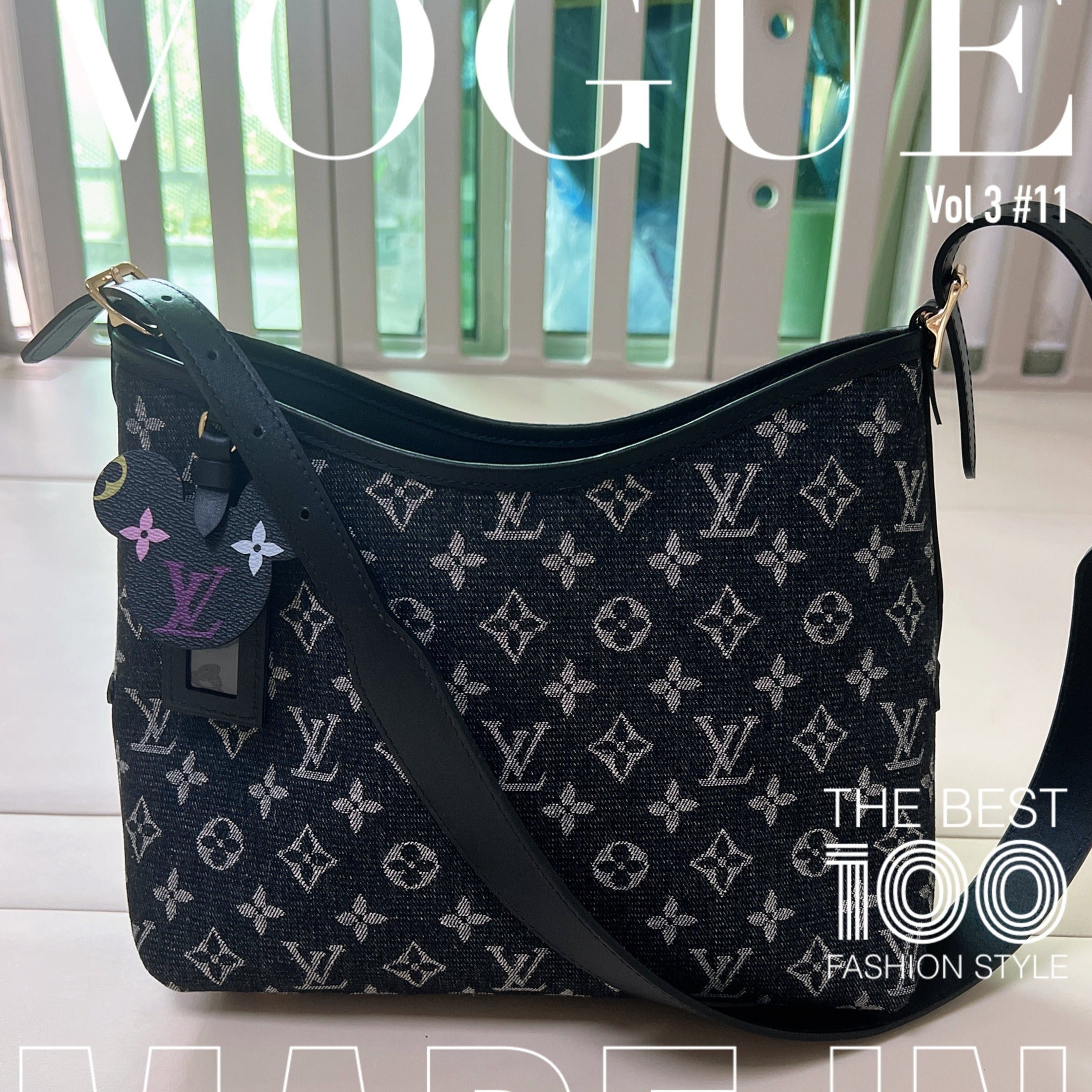 LV Denim Fabric Upcycled Bag: A Chic and Sustainable Fashion Statement