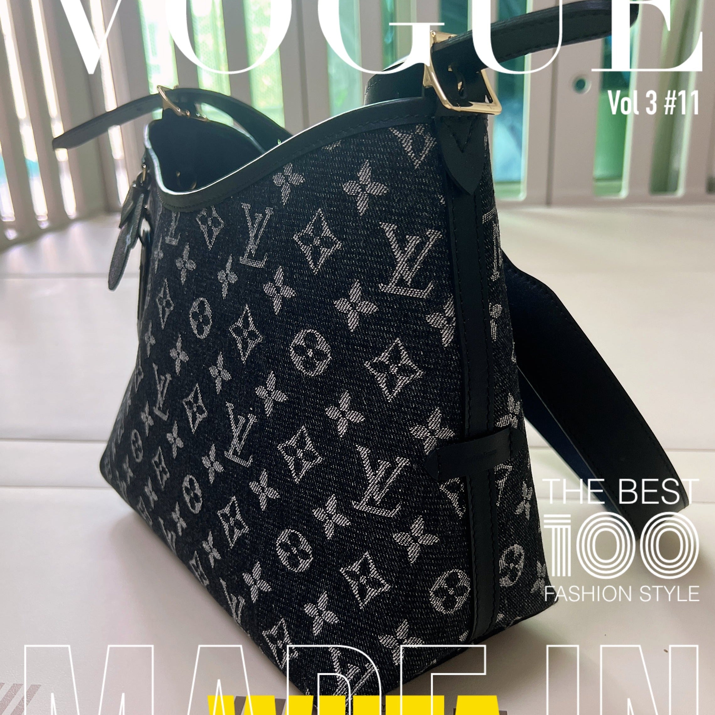 LV Denim Fabric Upcycled Bag: A Chic and Sustainable Fashion Statement