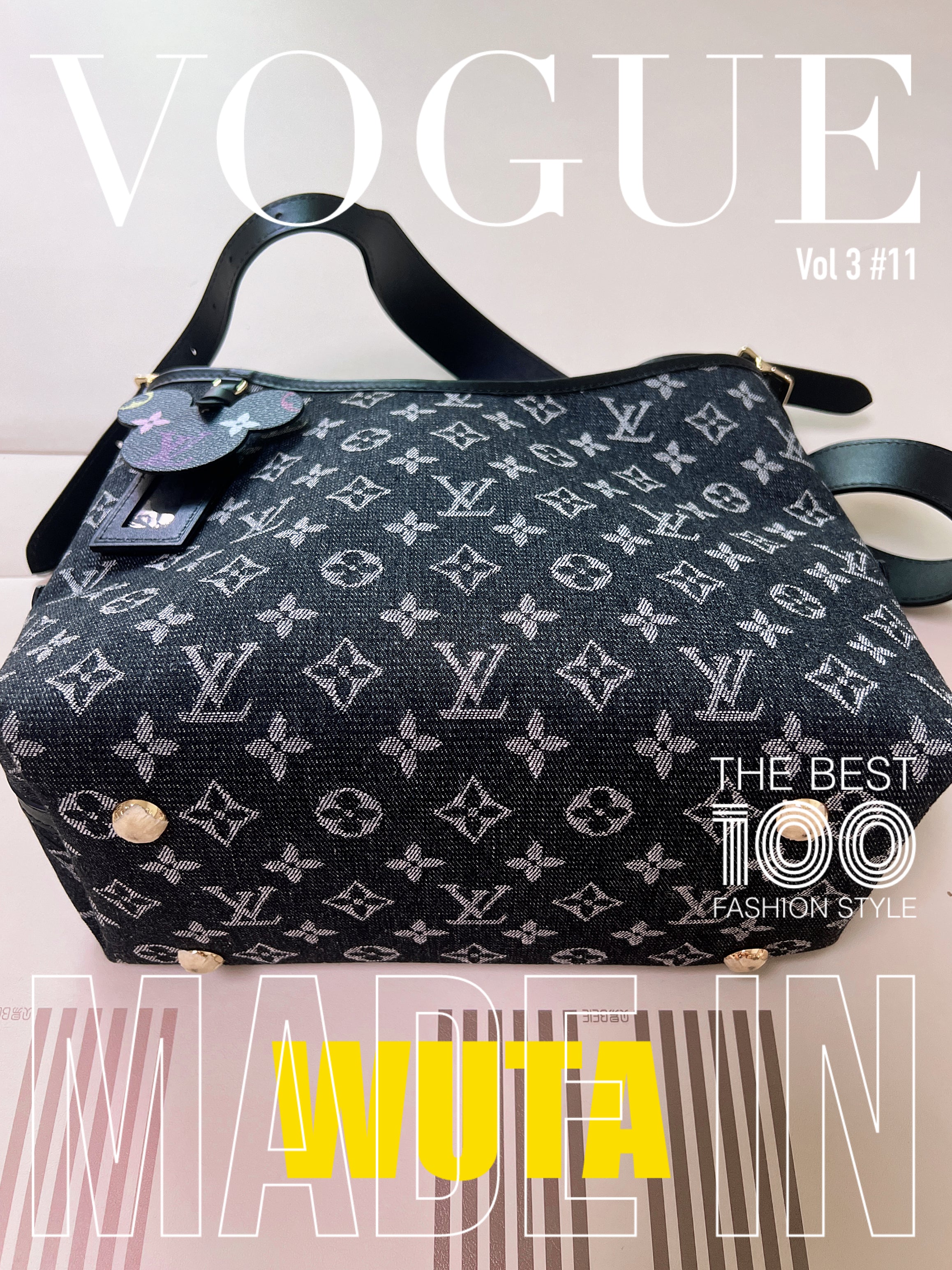 LV Denim Fabric Upcycled Bag: A Chic and Sustainable Fashion Statement