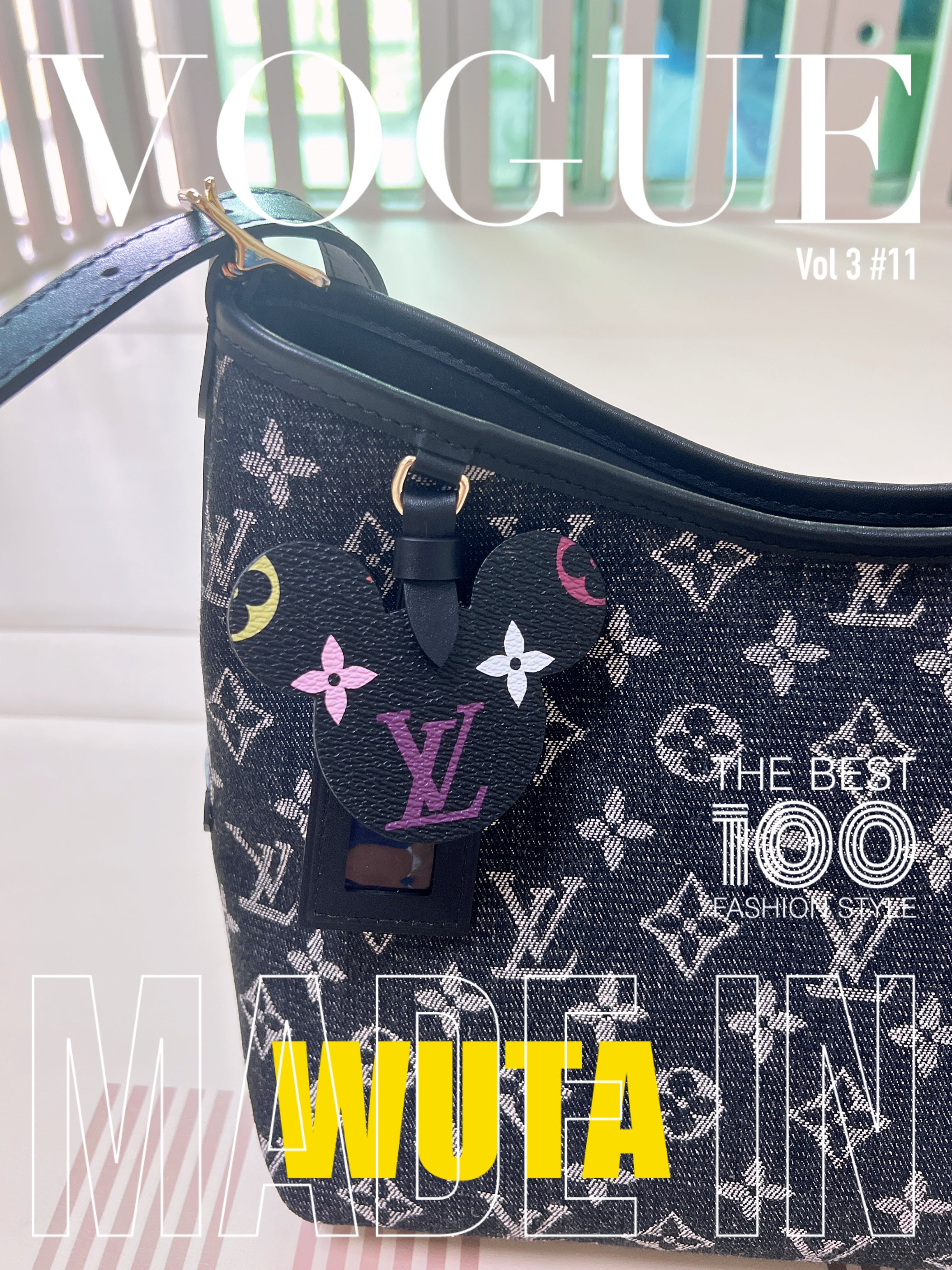 LV Denim Fabric Upcycled Bag: A Chic and Sustainable Fashion Statement