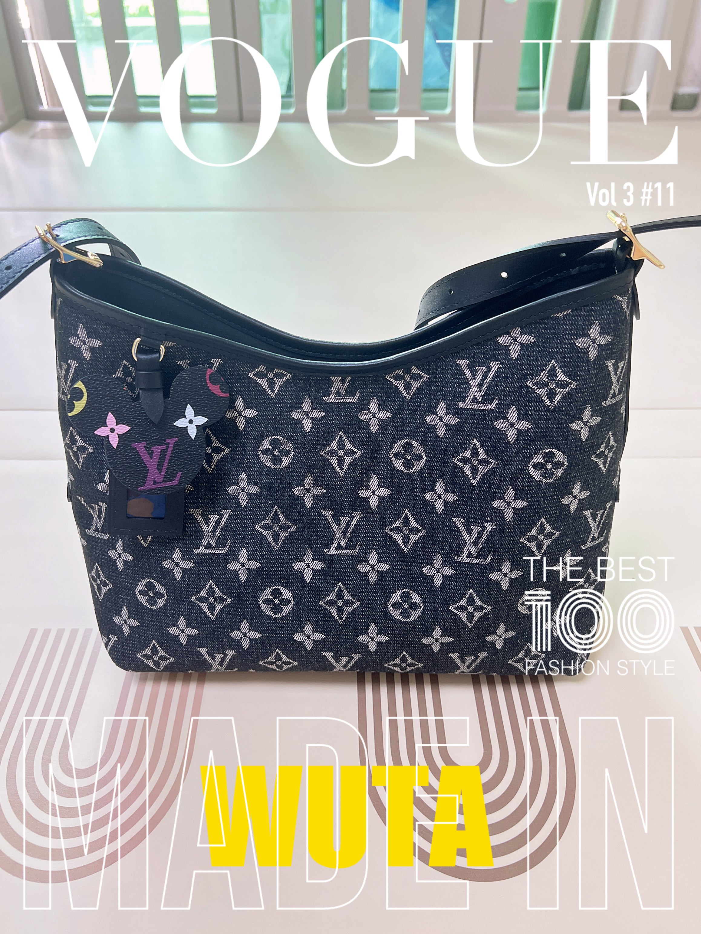 LV Denim Fabric Upcycled Bag: A Chic and Sustainable Fashion Statement