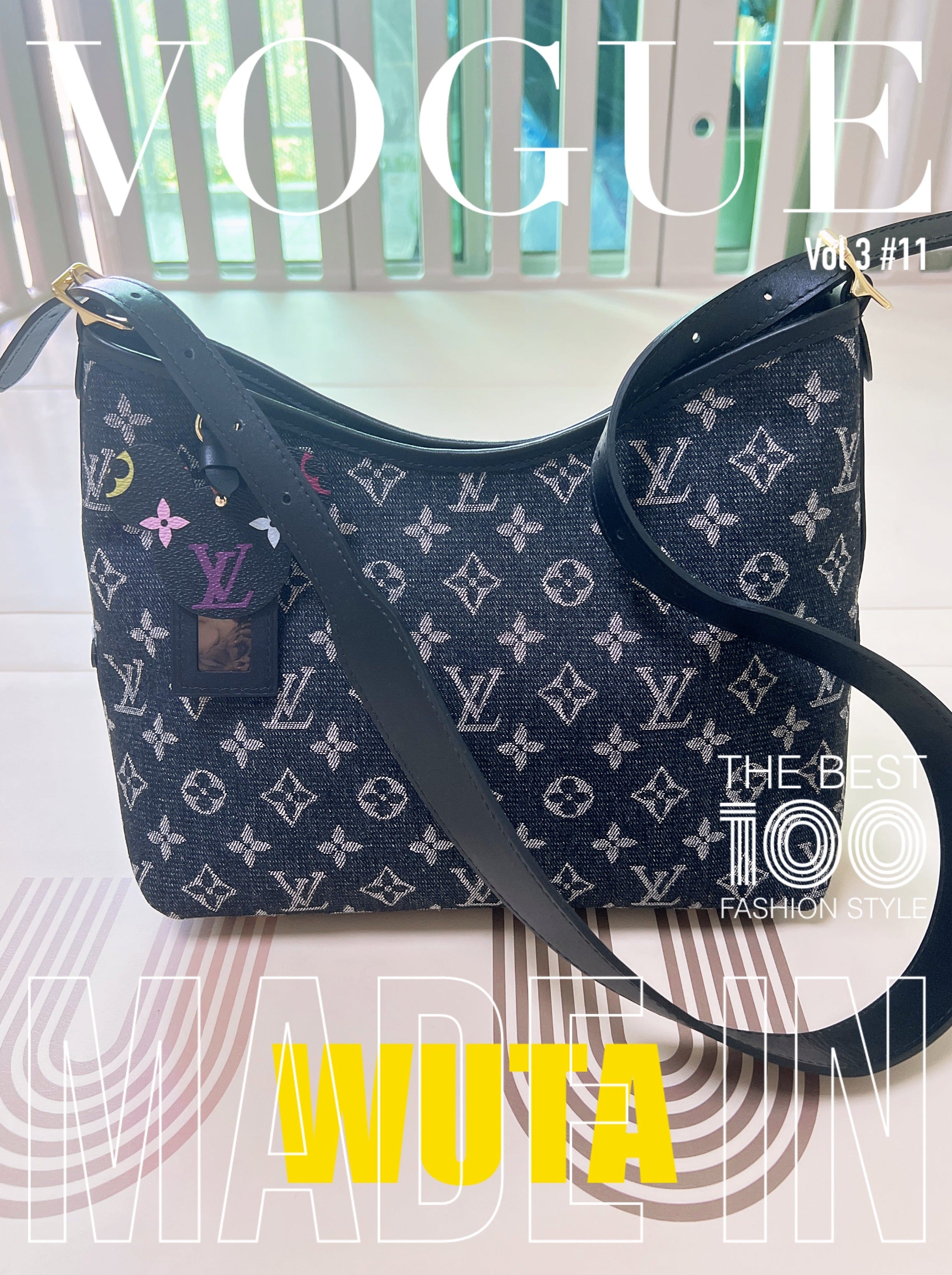 LV Denim Fabric Upcycled Bag: A Chic and Sustainable Fashion Statement