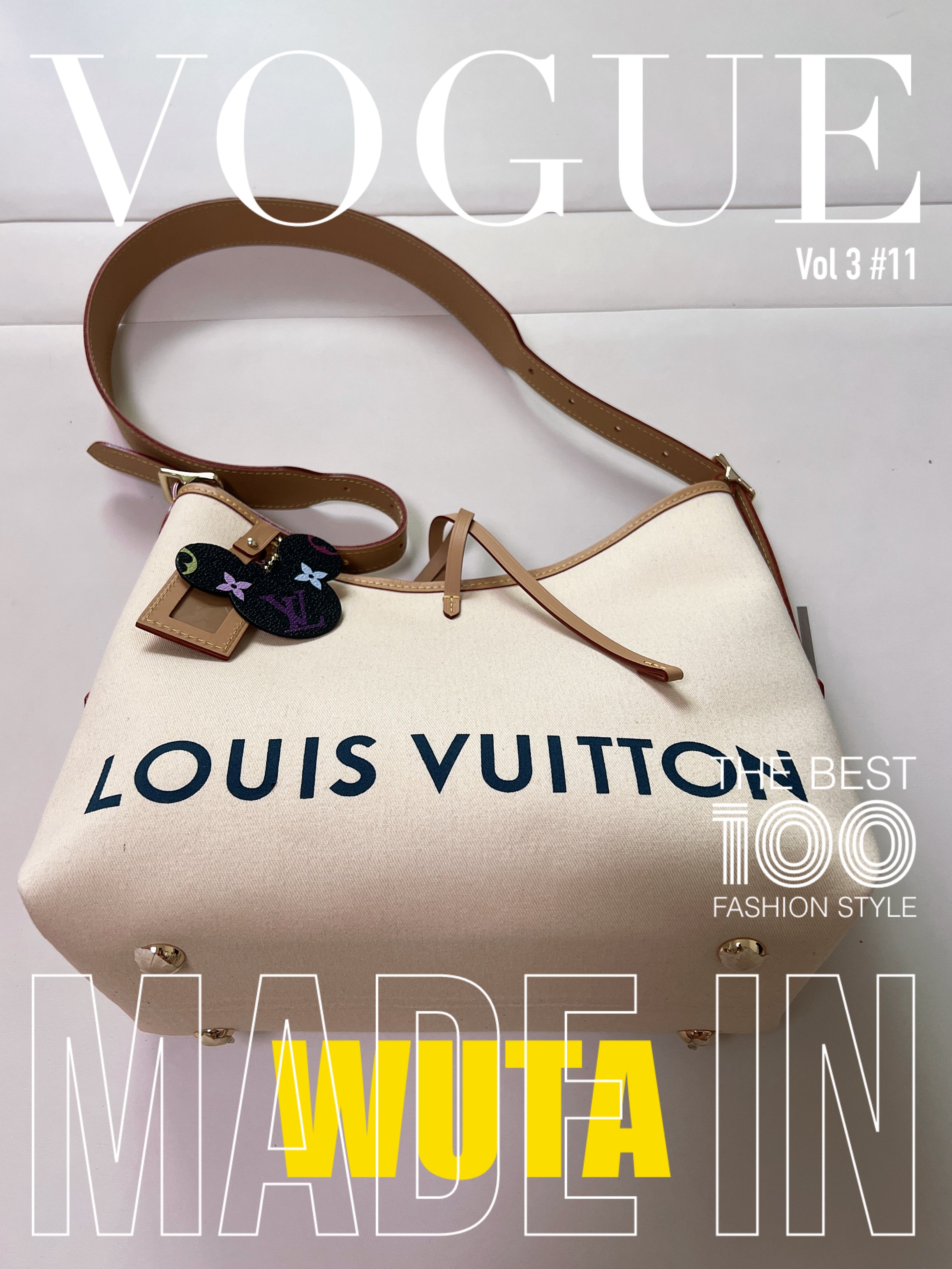 Introducing the Upcycled LV Dust Bag CarryAll-style Bag