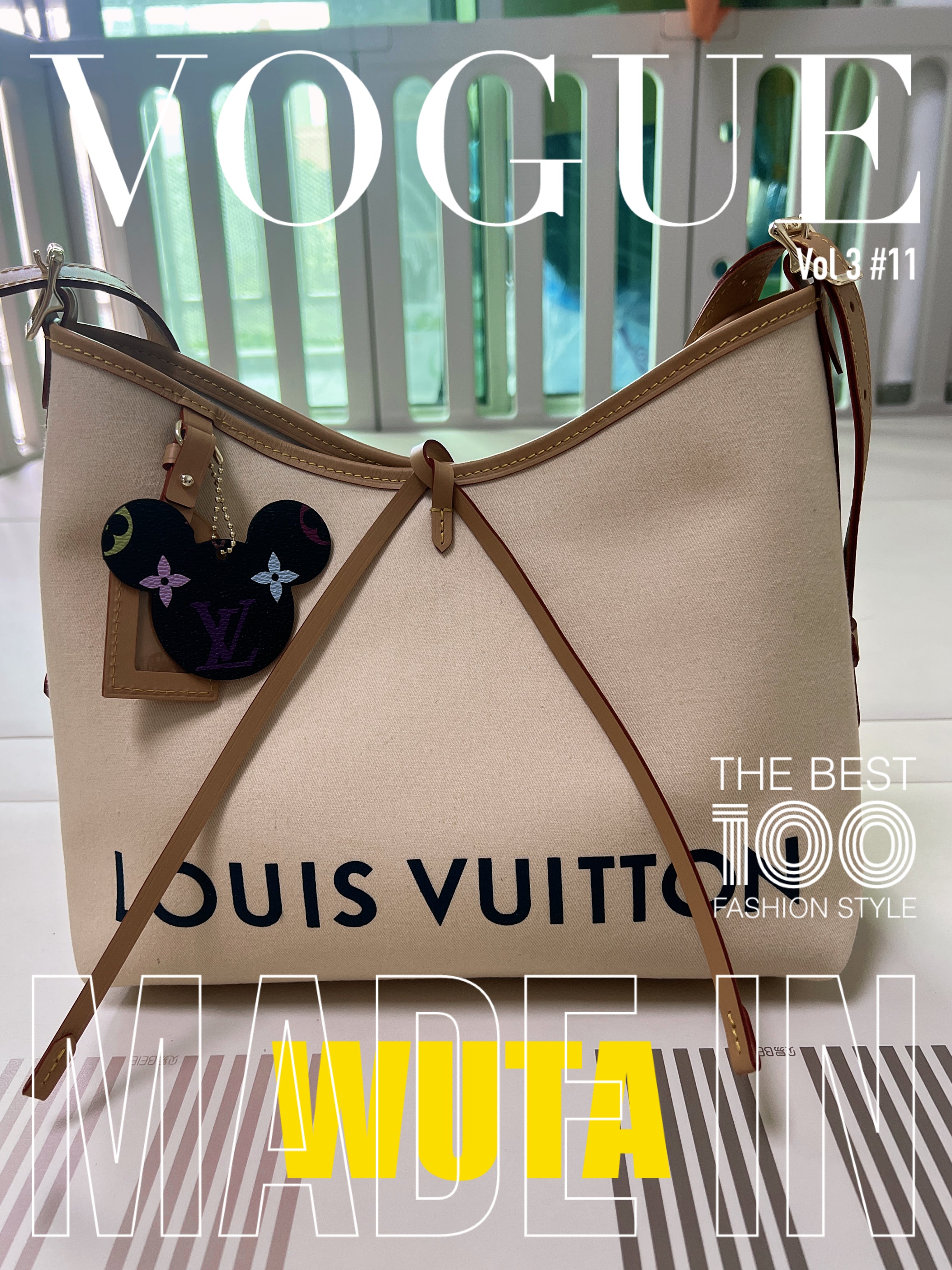 Introducing the Upcycled LV Dust Bag CarryAll-style Bag