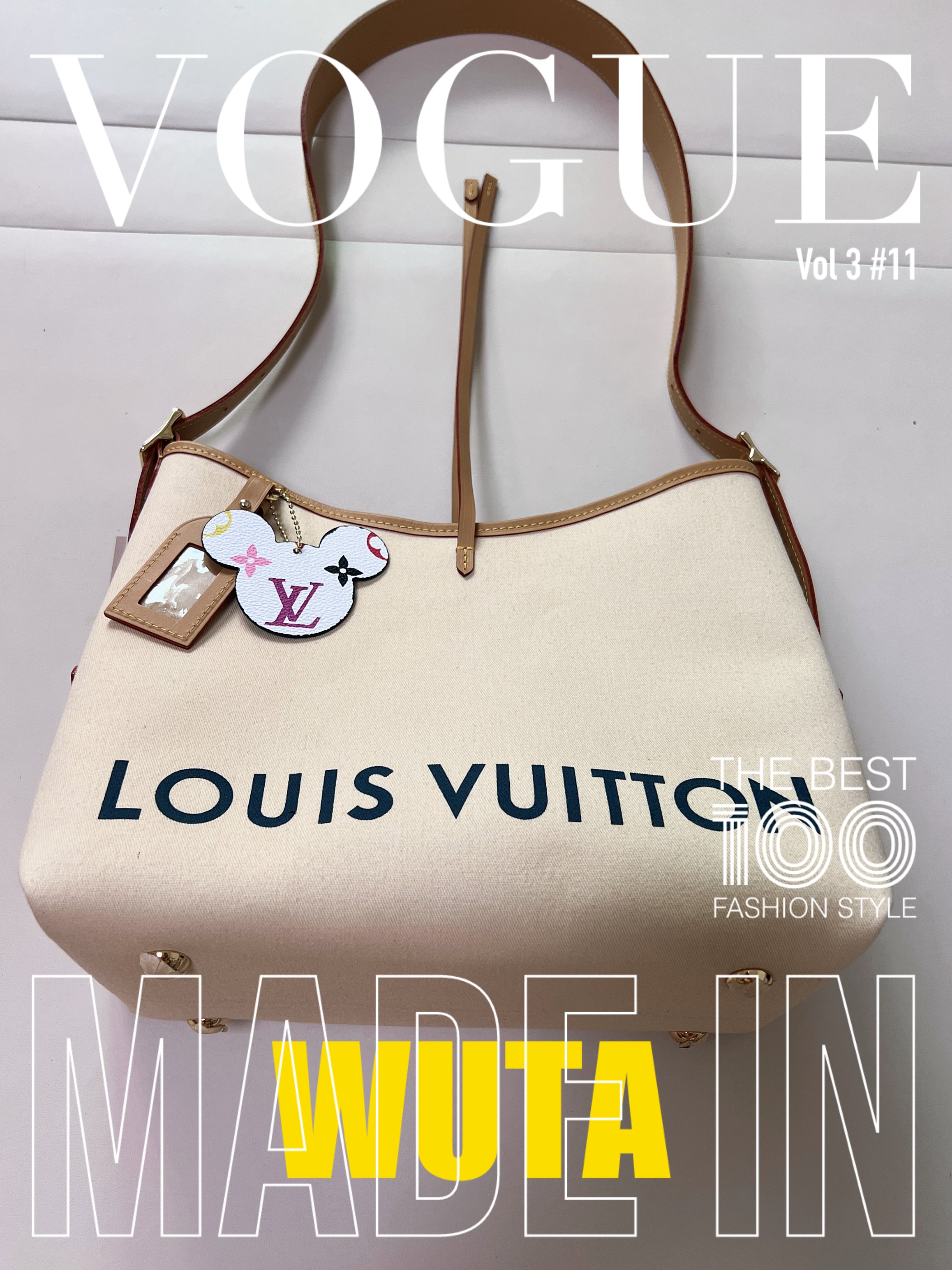 Introducing the Upcycled LV Dust Bag CarryAll-style Bag