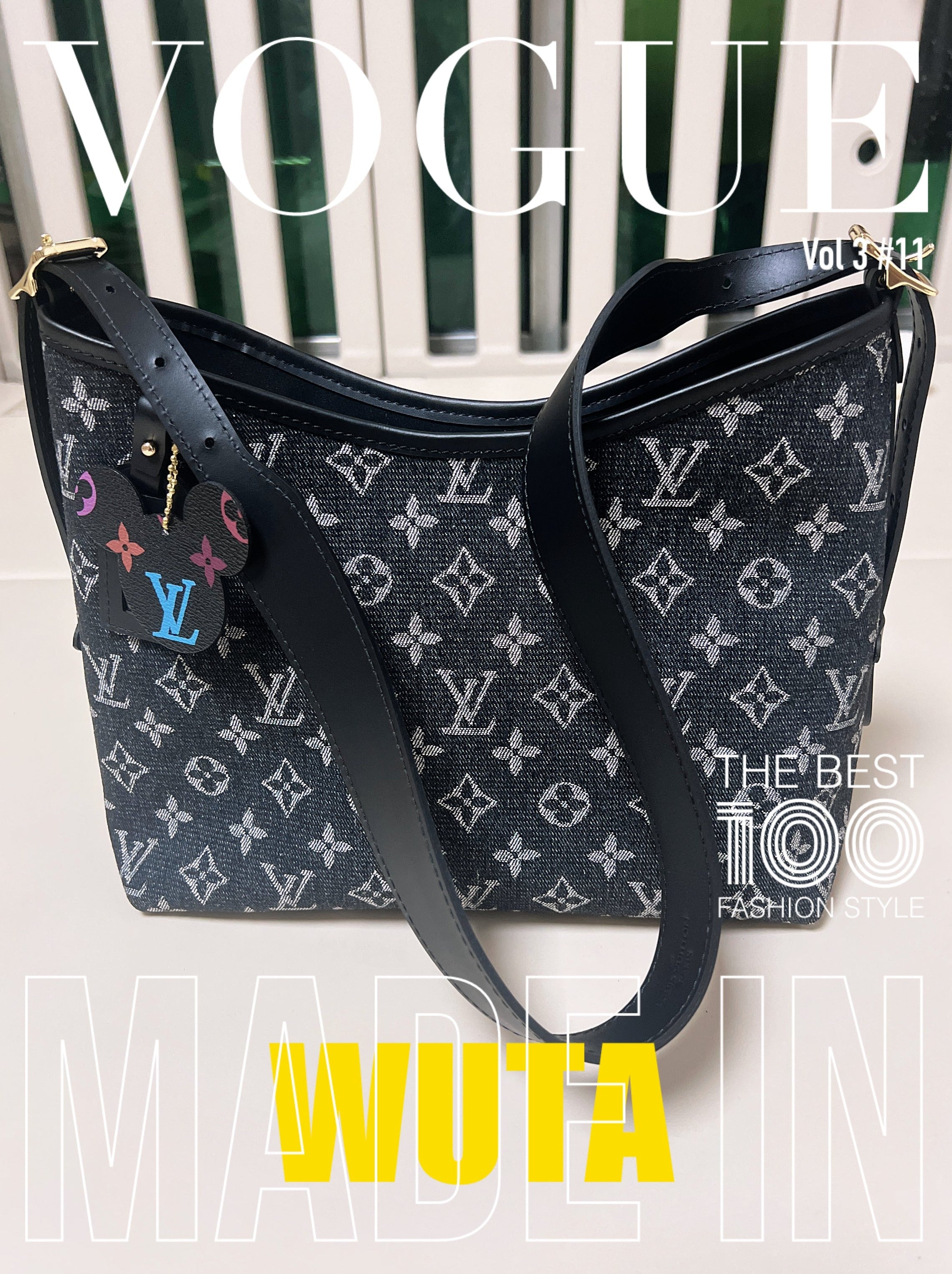 LV Denim Fabric Upcycled Bag: A Chic and Sustainable Fashion Statement