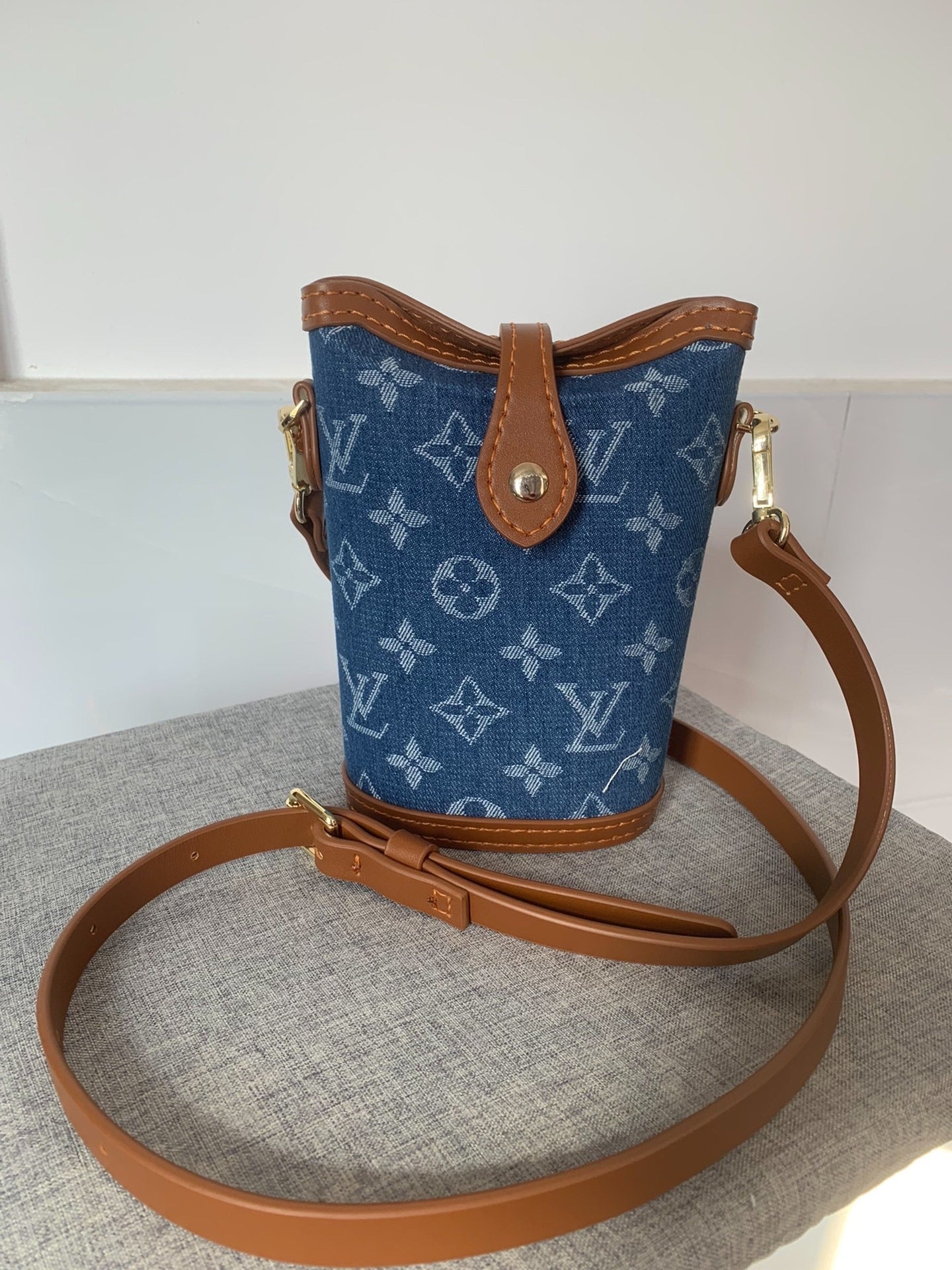 Louis Vuitton Denim Bucket Bag