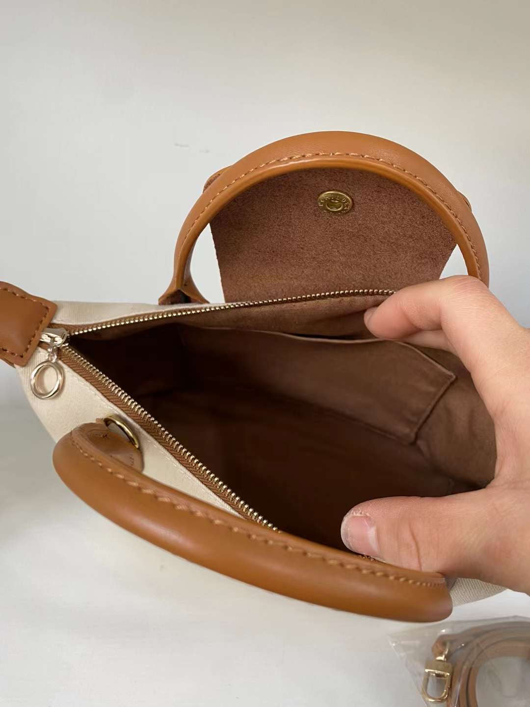 Introducing the Upcycled LV Dust Bag Dumpling-style Bag