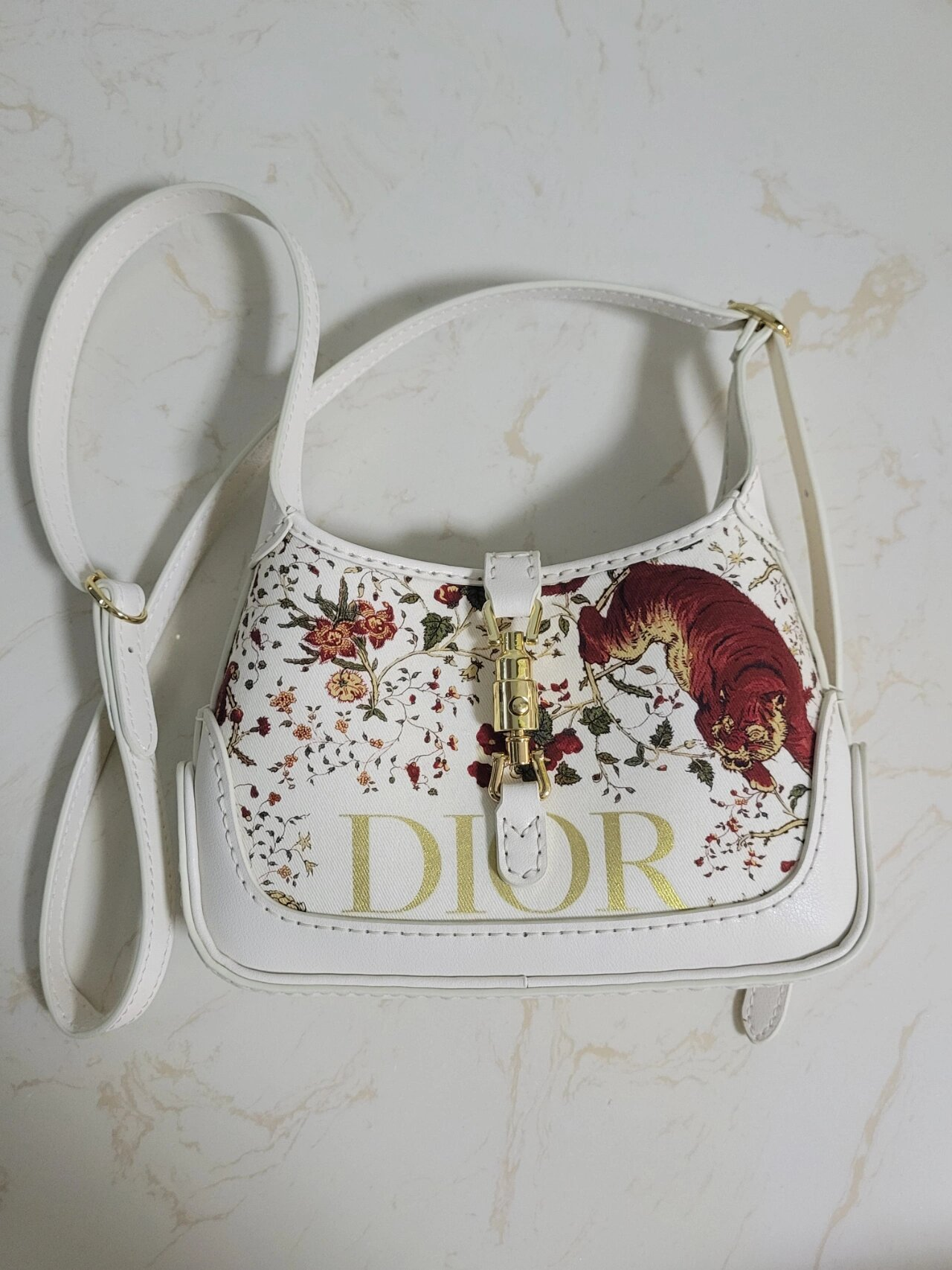 Upcycled Dior Dust Bag Hobo Bag