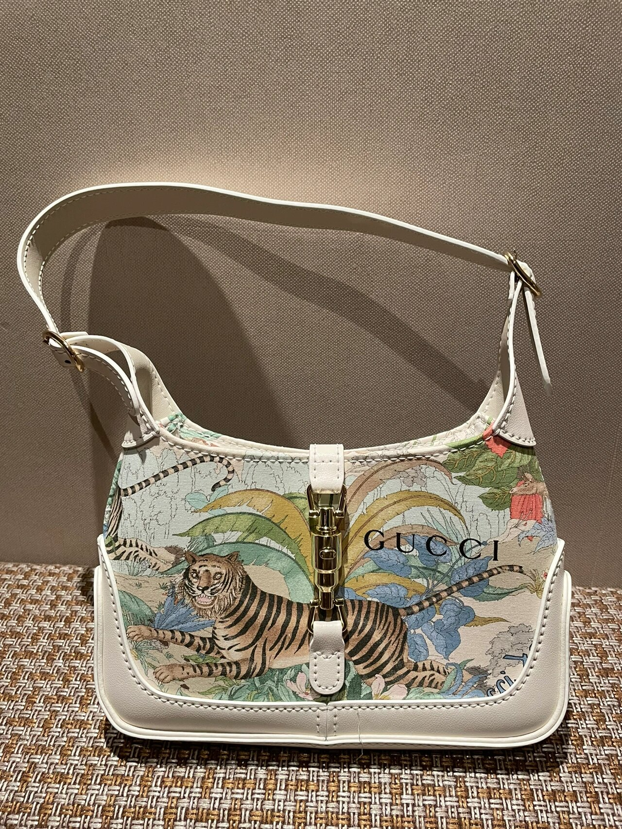 Upcycled Gucci Dust Bag Shoulder Bag - Main Image